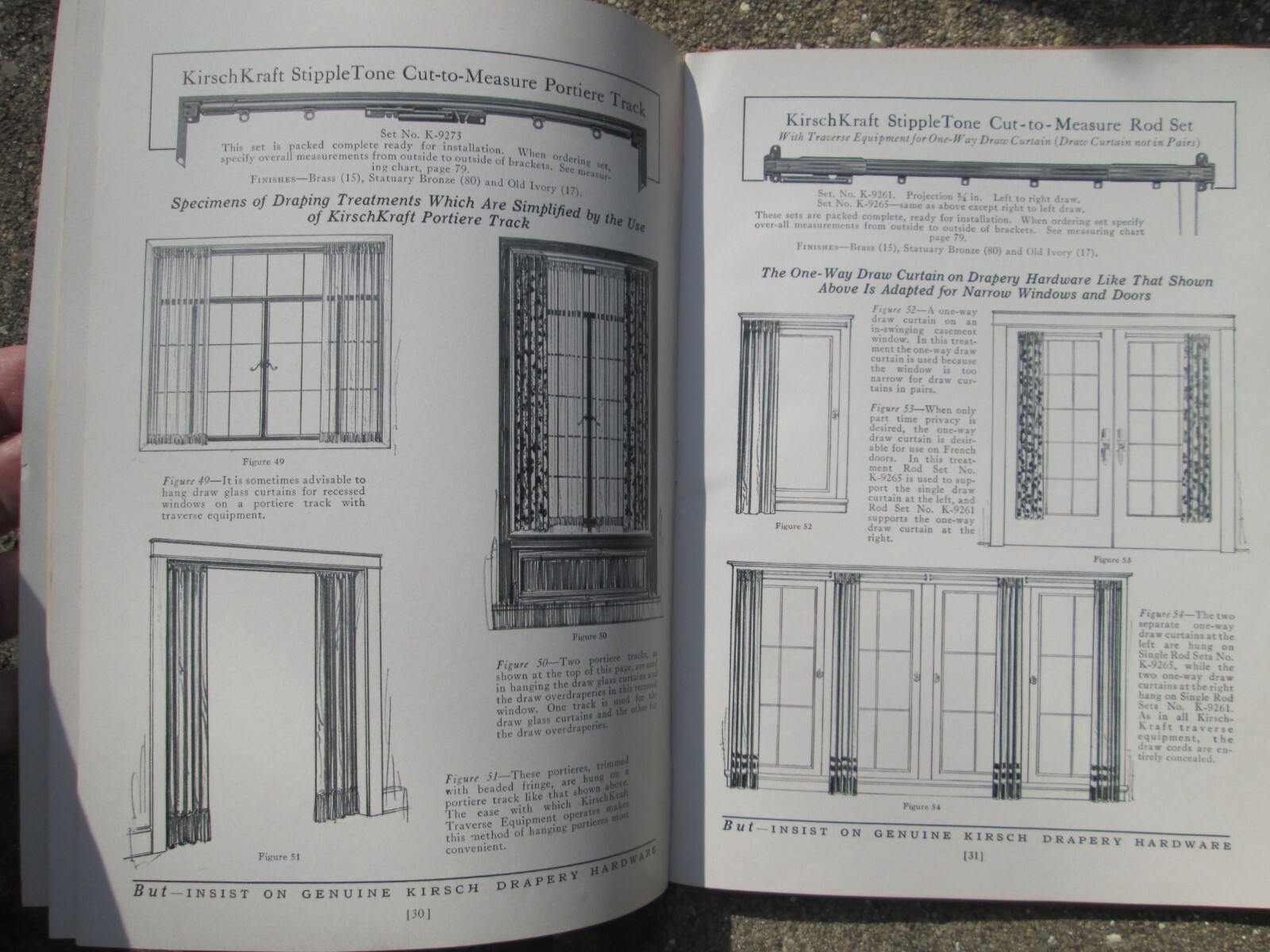 1930 How To Drape Your Windows By C.W. Kirsch Published By Kirsch Company HC