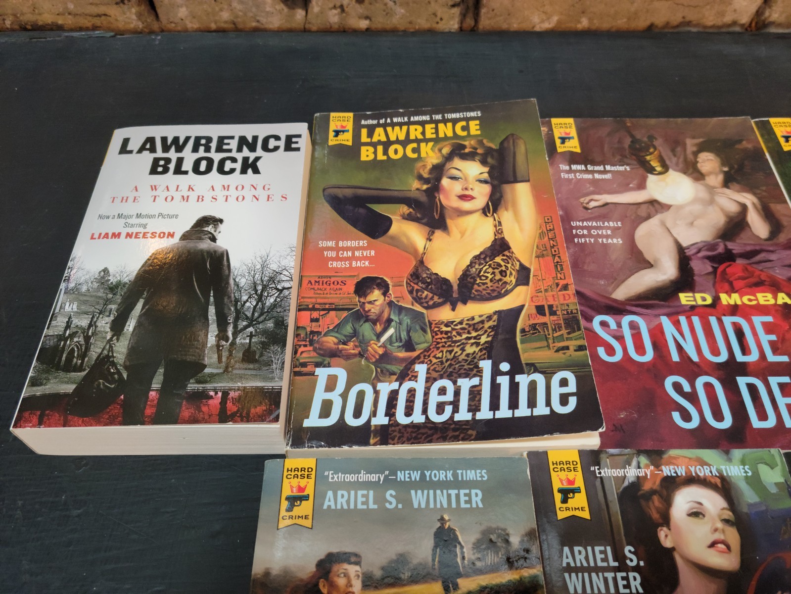Lawrence Block / Ed McBain / Ariel S Winter Lot of 7 Books – HARD CASE CRIME