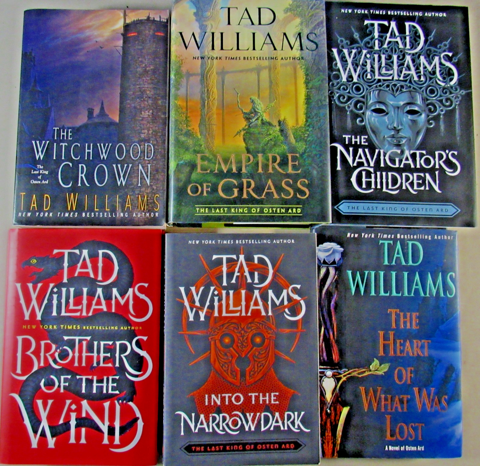 Tad Williams Complete 6 Volume King of Osten Ard series. Lot of 6.