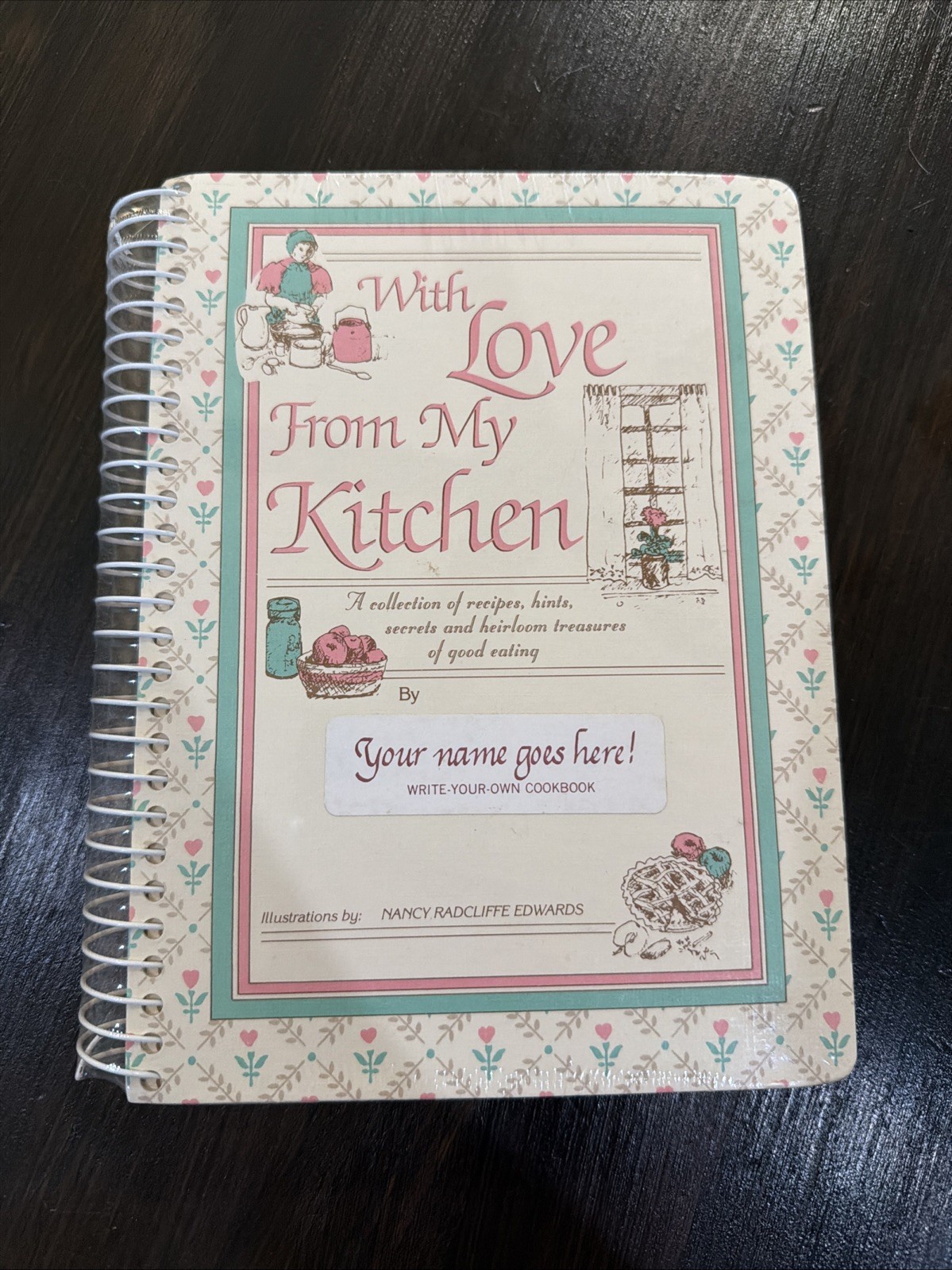 With Love from My Kitchen – Country Recipe Keeper Spiral Bound SEALED Brand New