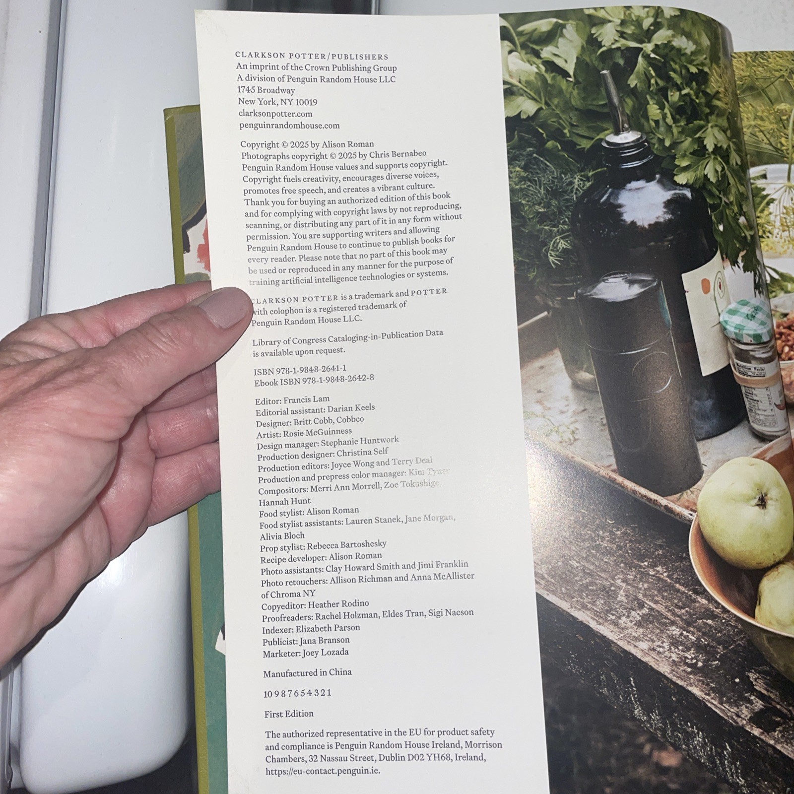 Something from Nothing: Alison Roman (2025) Cookbook 1st Edition