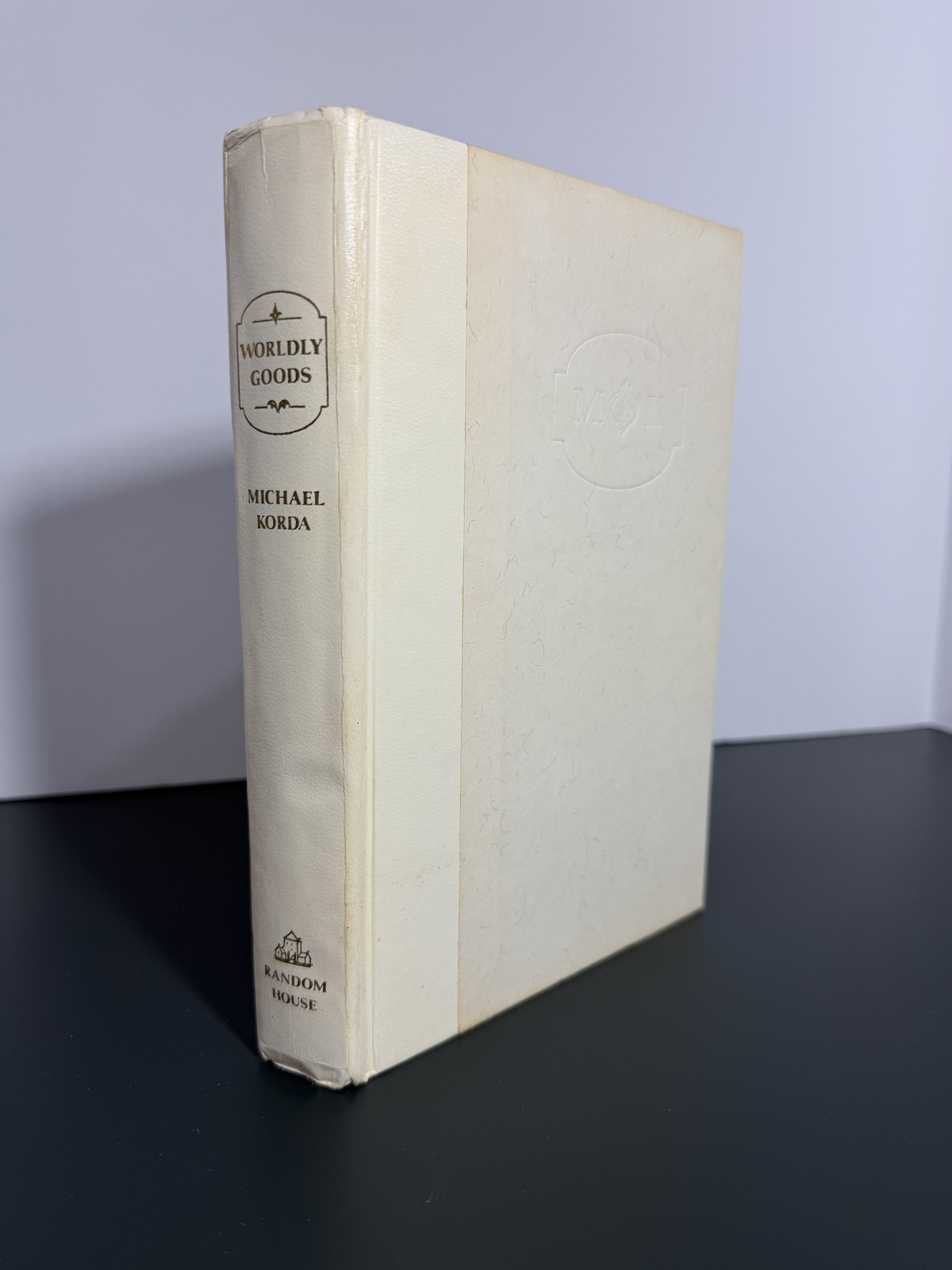 Worldly Goods by Michael Korda – 1982 Book Club Edition Hardcover w/ Dust Jacket