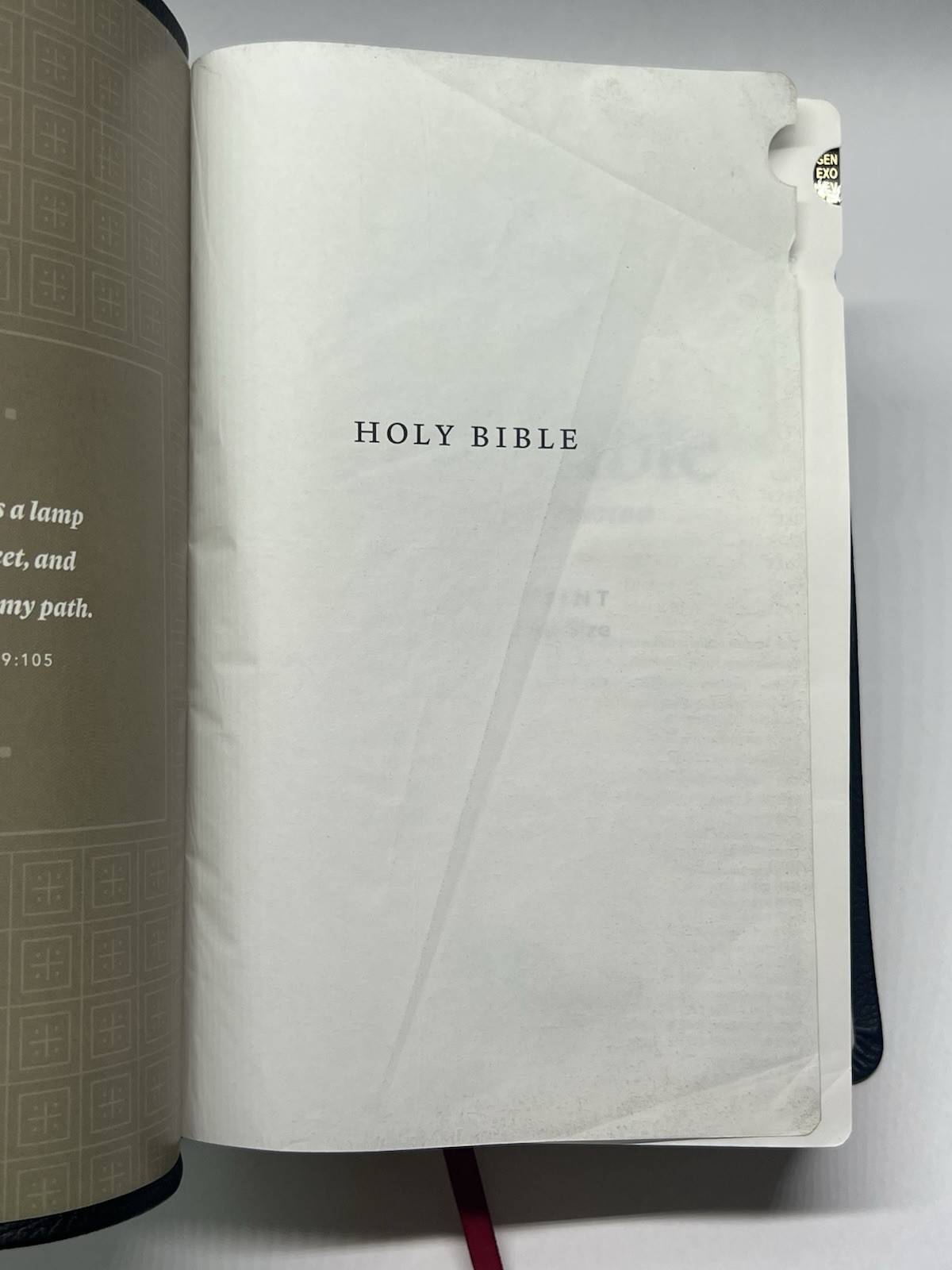 Holy Bible – King James Version Black Genuine Leather Giant Print Tyndale 2020