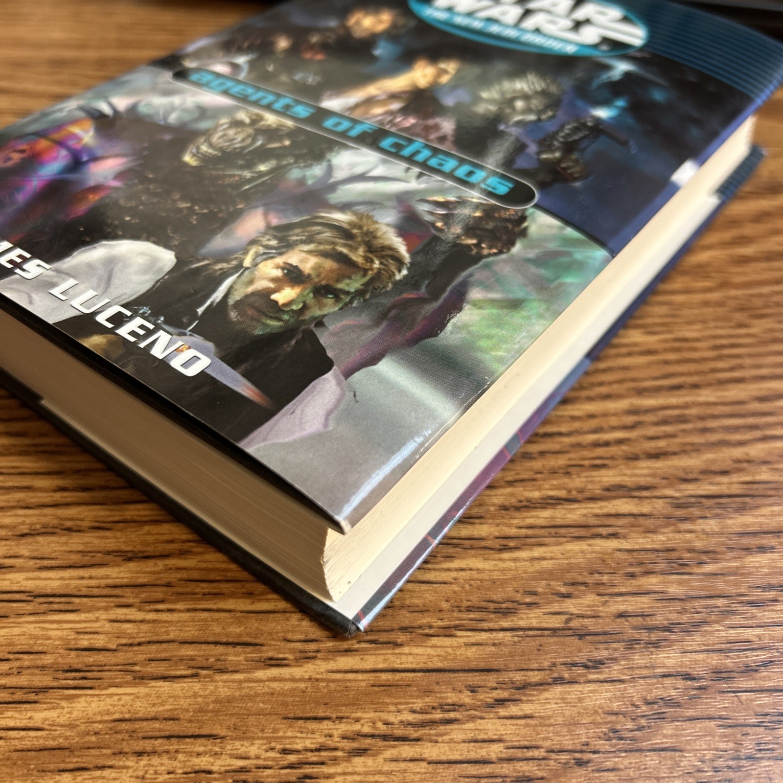Star Wars New Jedi Order Agents of Chaos 1st SFBC Printing HC James Luceno 2000