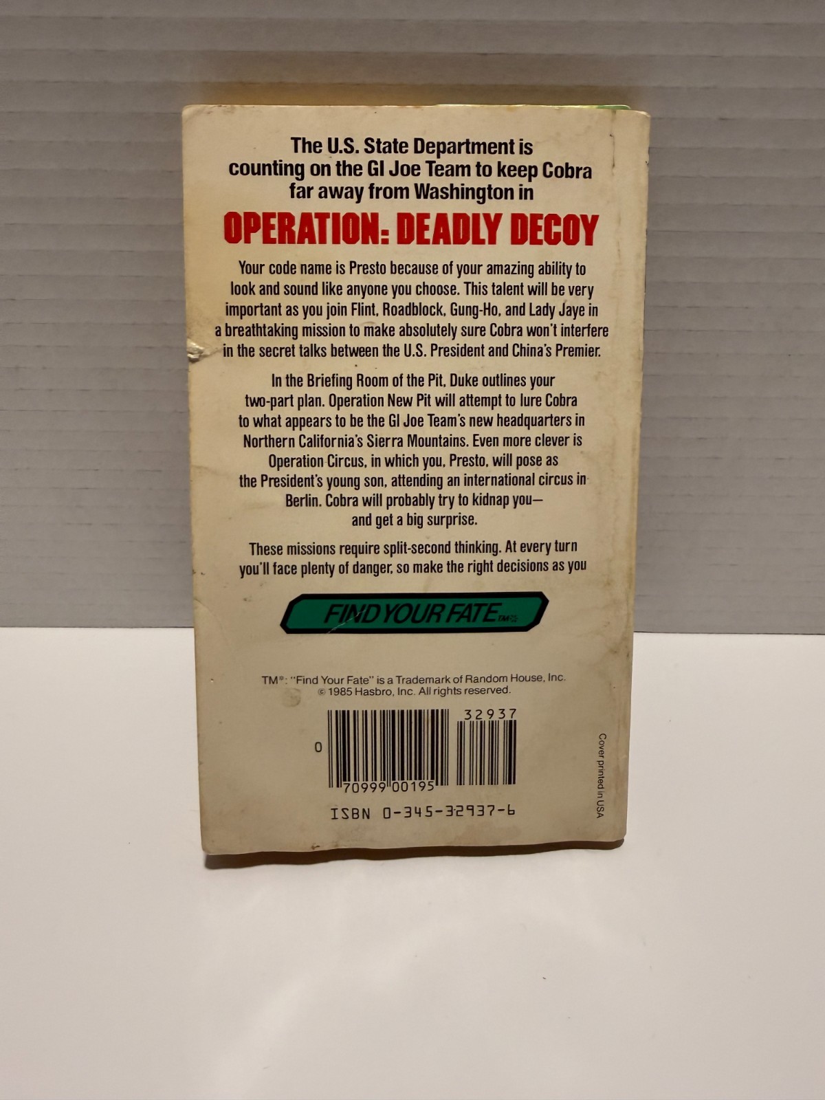 Operation: Deadly Decoy by R. L. Stine (1986, Mass Market)