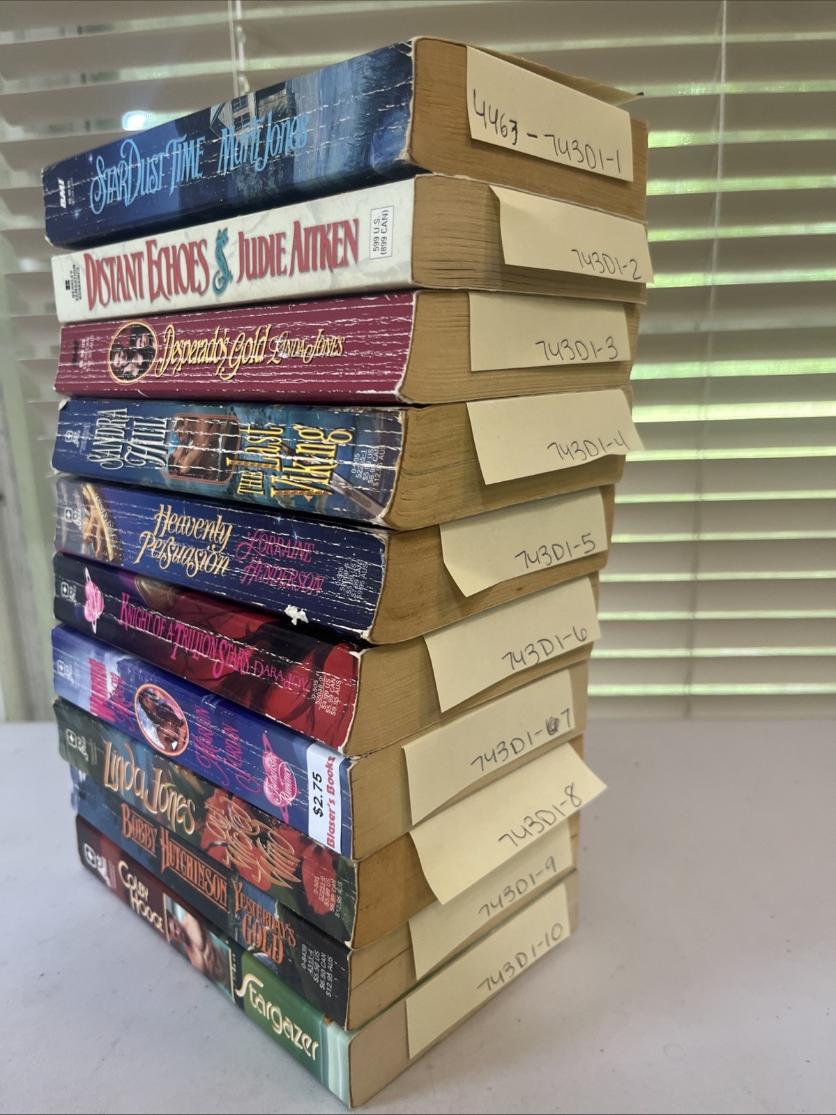 Lot of 10 – Romance – Mixed Authors – Paperbacks – FREE SHIPPING