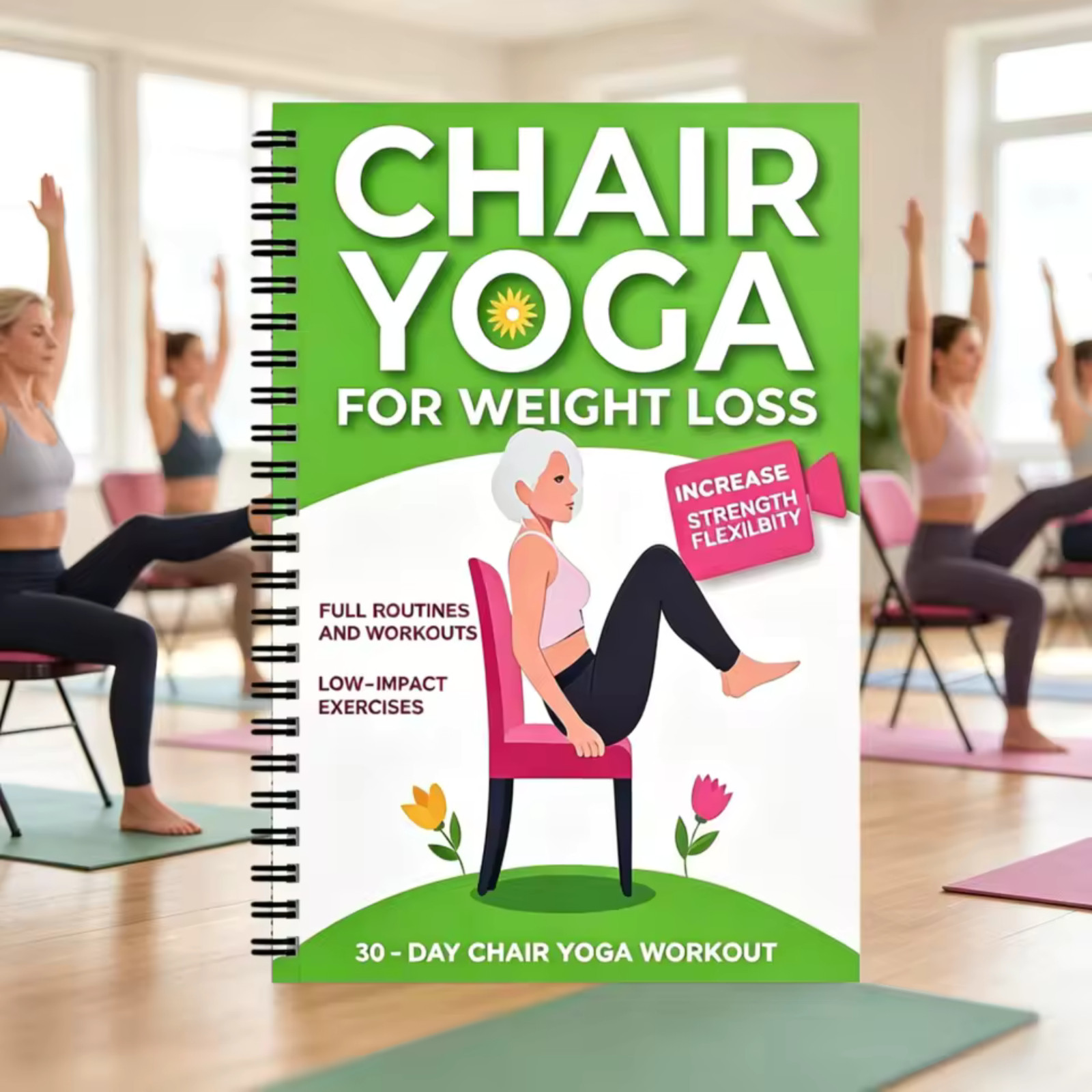 Chair Yoga for Weight Loss: a Collection of 50+ Low-Impact Exercises for Seniors