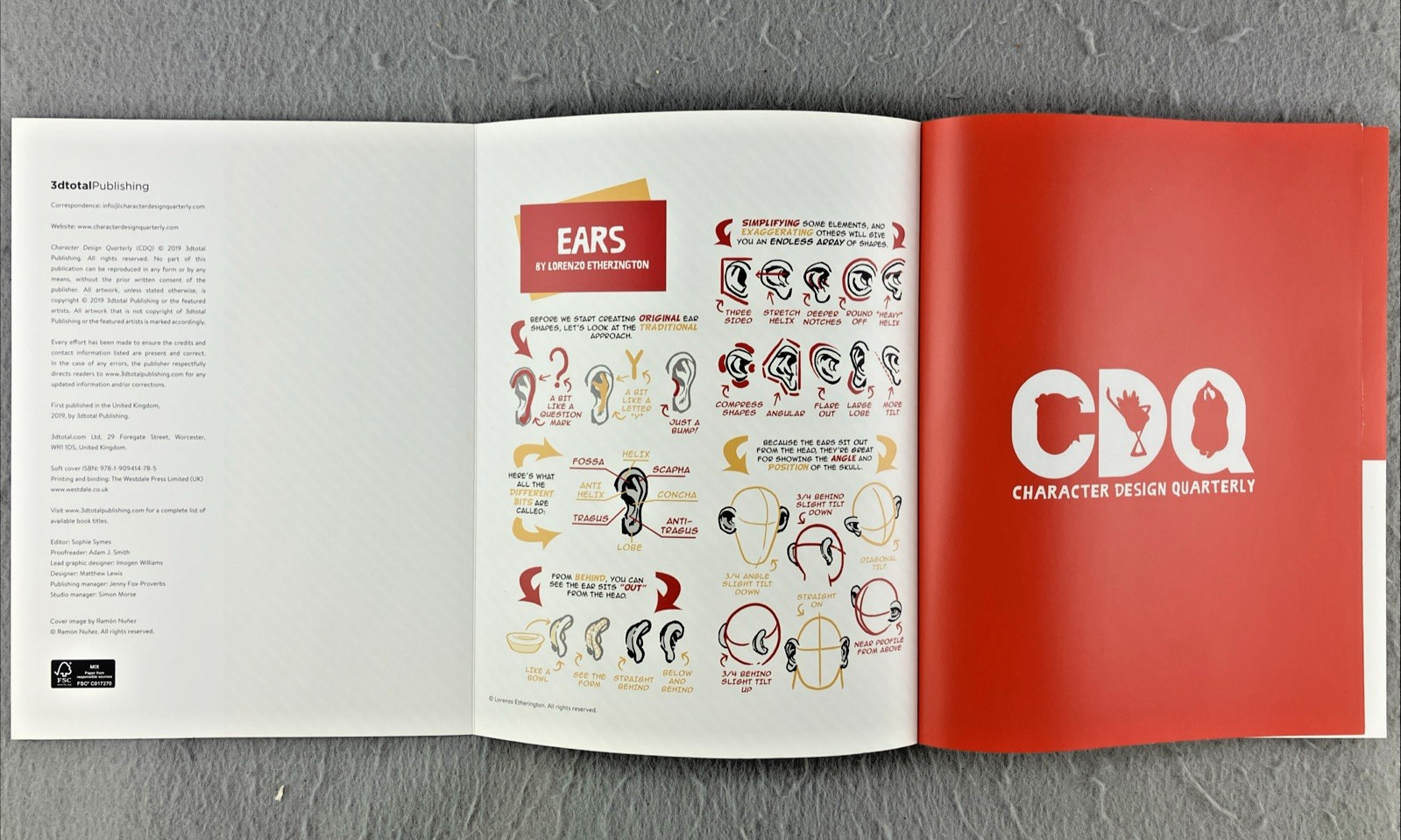 Character Design Quarterly 8 – paperback Publishing, 3d total Illustrated