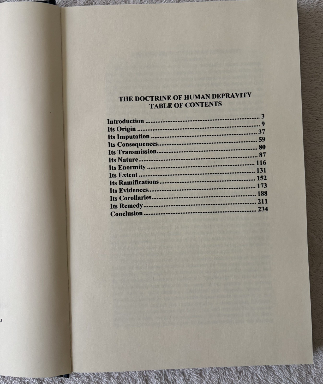 DOCTRINE OF HUMAN DEPRAVITY by Arthur W. Pink (2001, Hardcover)