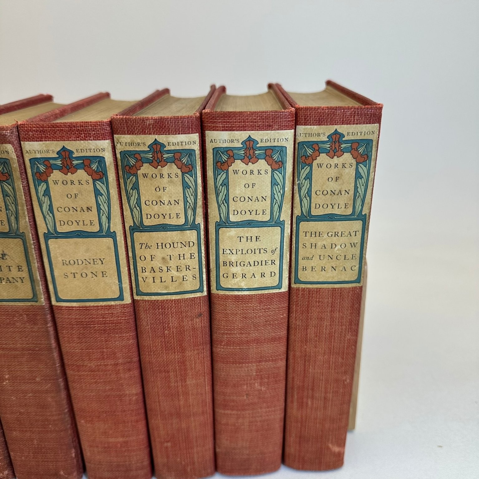 Works of Conan Doyle Author’s Edition 12 Vol. D. Appleton & Co. Mystery Fiction