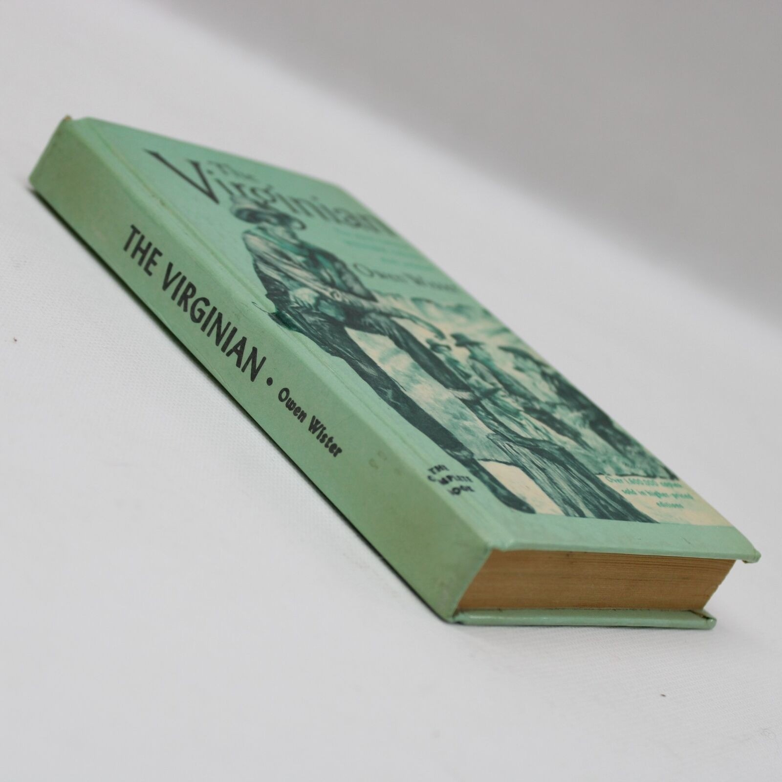 The Virginian By Owen Wister Hardcover Western Novel Perma-Bound Edition
