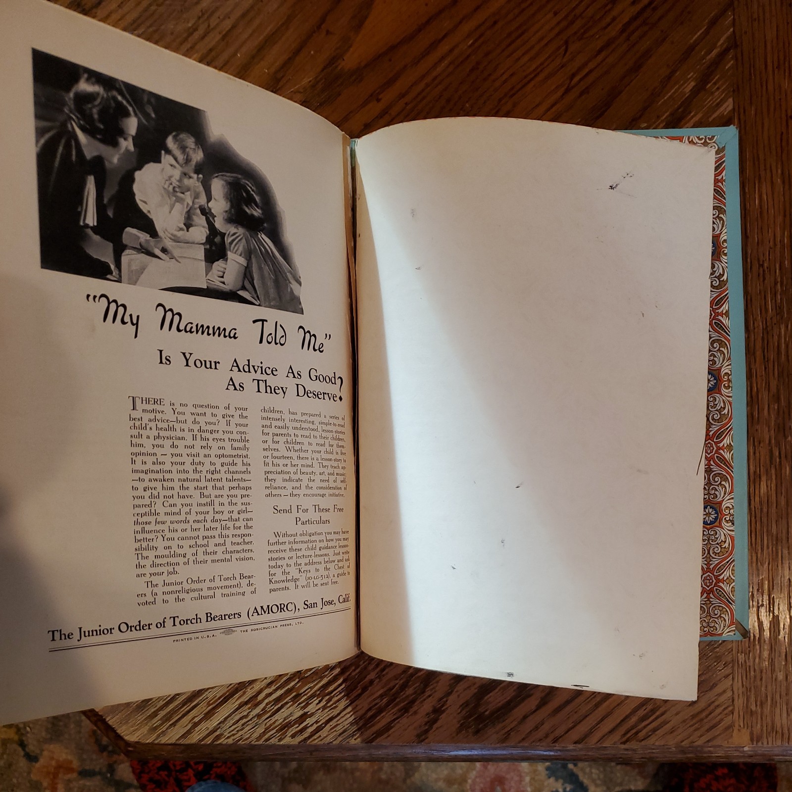 VINTAGE Rosicrucian Forum, hardbound copies, 6 issues 1950-51, very good.