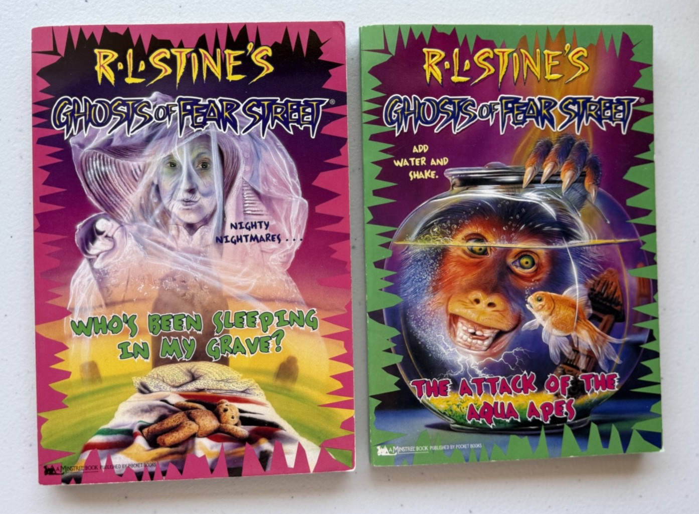 Lot of 14 Like New Vtg RL Stine Ghosts of Fear Street ppbs 13 are 1st print