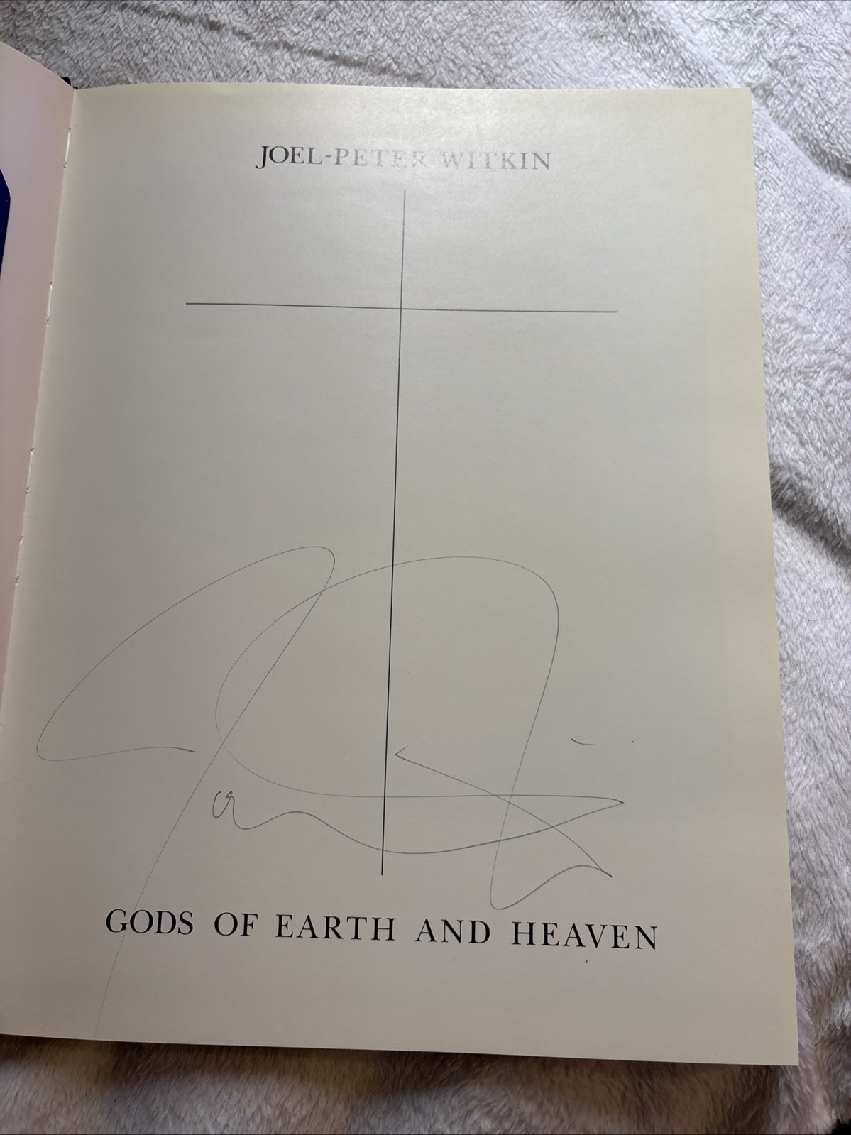 Joel~Peter Witkin Gods Of Earth & Heaven Cloth Bound Book HC 1st Ed 1989 Signed