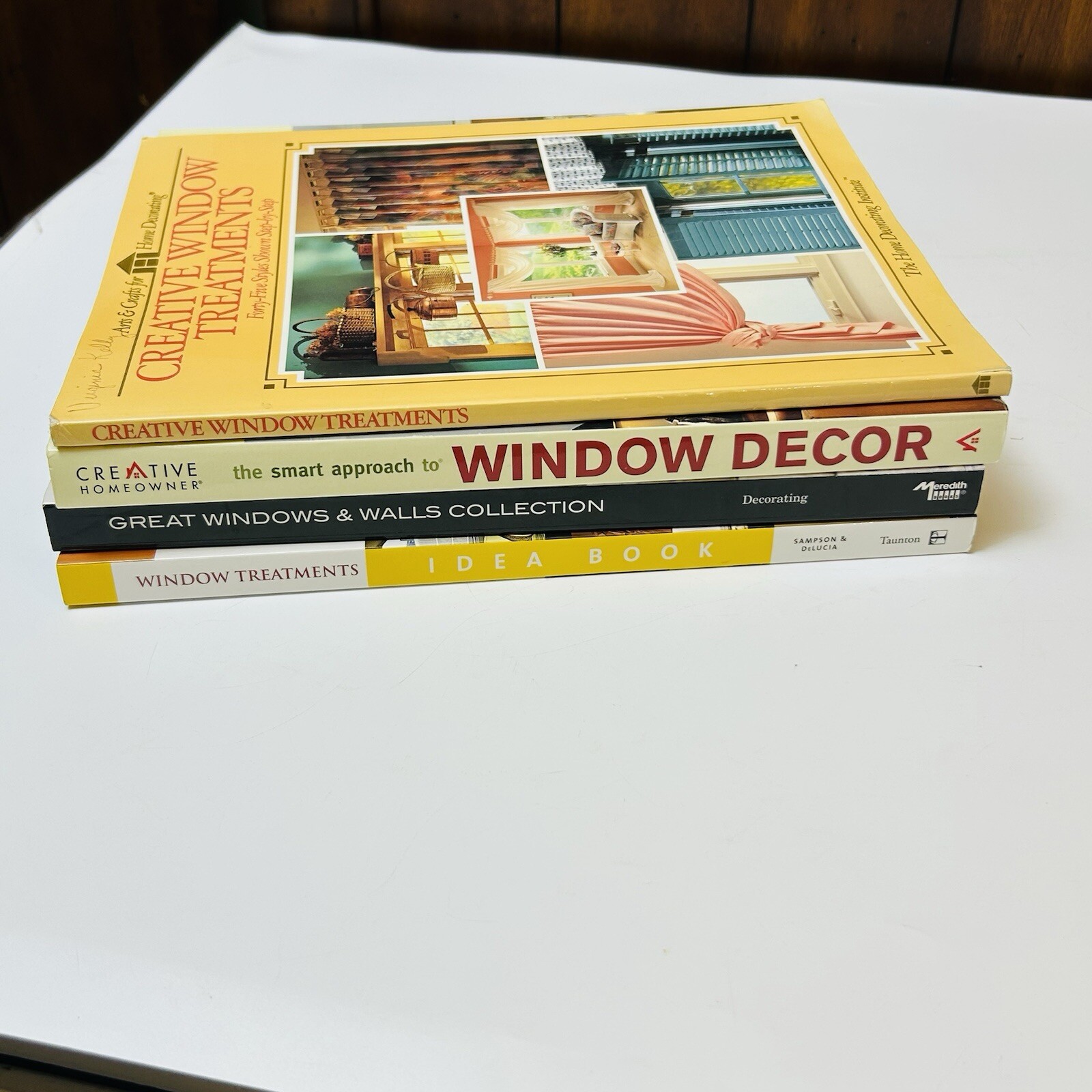 Lot Of 4 Window Treatment Wall Decor Interior Decorating Books