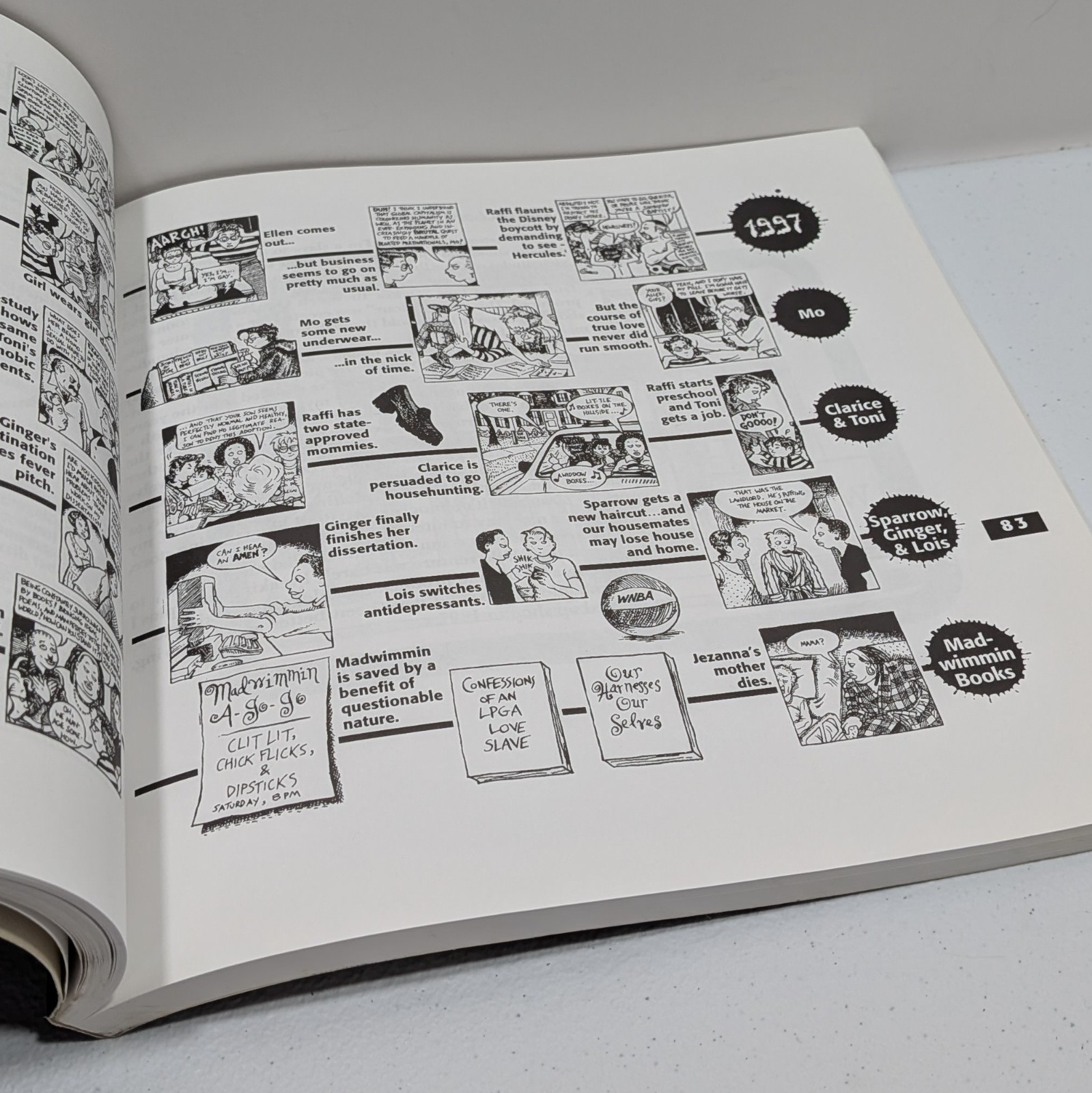 Indelible Alison Bechdel : Confessions, Comix and Watch Out For 1st Print 1998