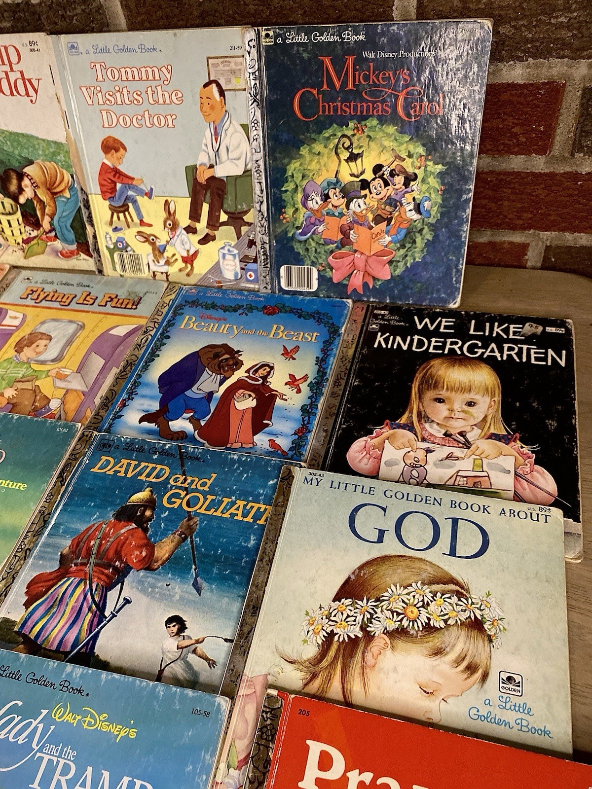 Little Golden Books Lot of 18 Mixed Titles Disney Childrens Picture Books Vtg
