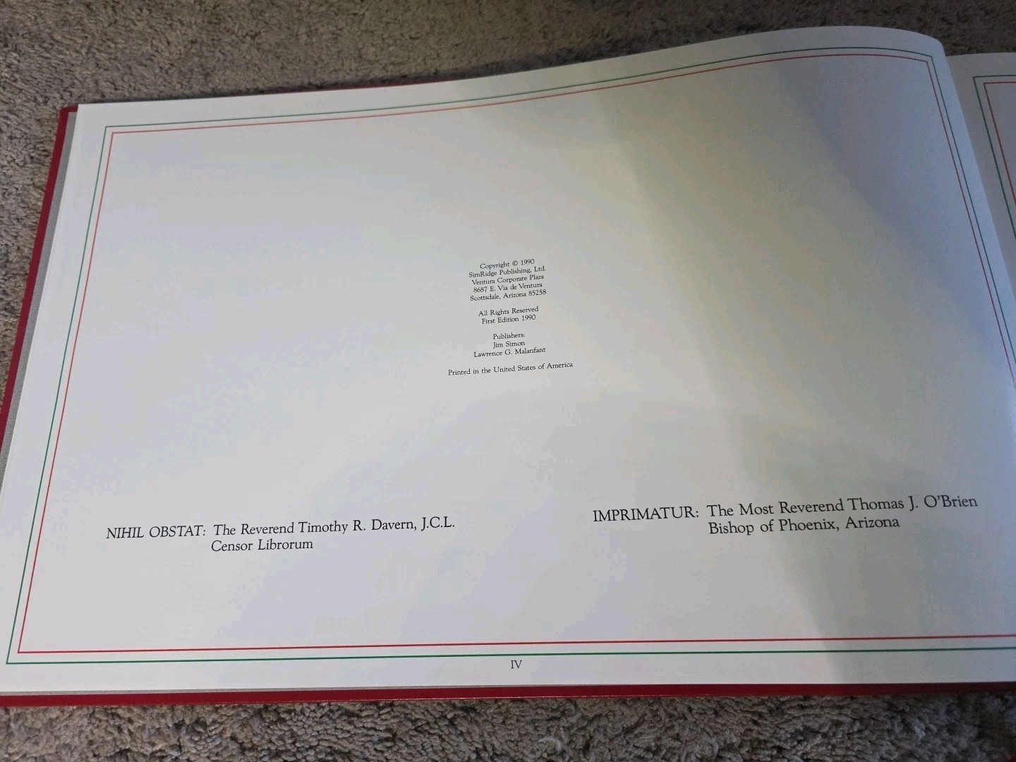 The Popes Book Papal History Catholic St. Peter to John Paul II 1st Edition 1990