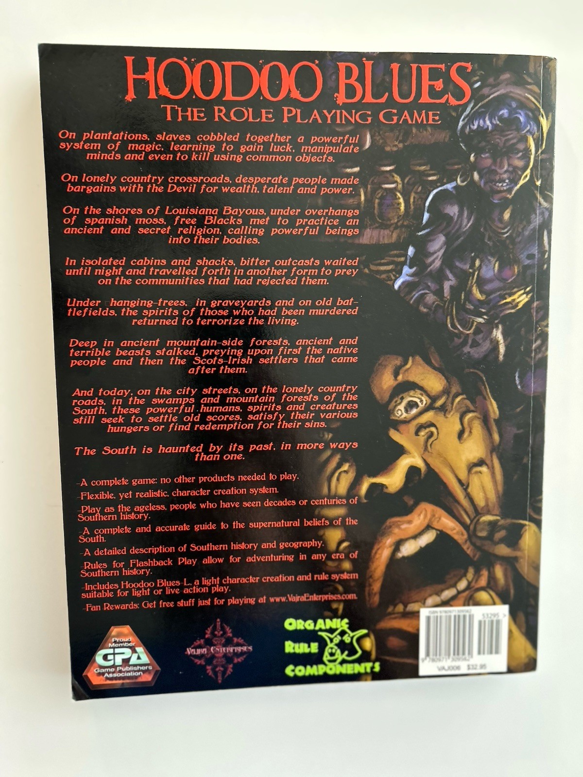 Hoodoo Blues: The Role Playing Game by Carl Warner (2010, Paperback)