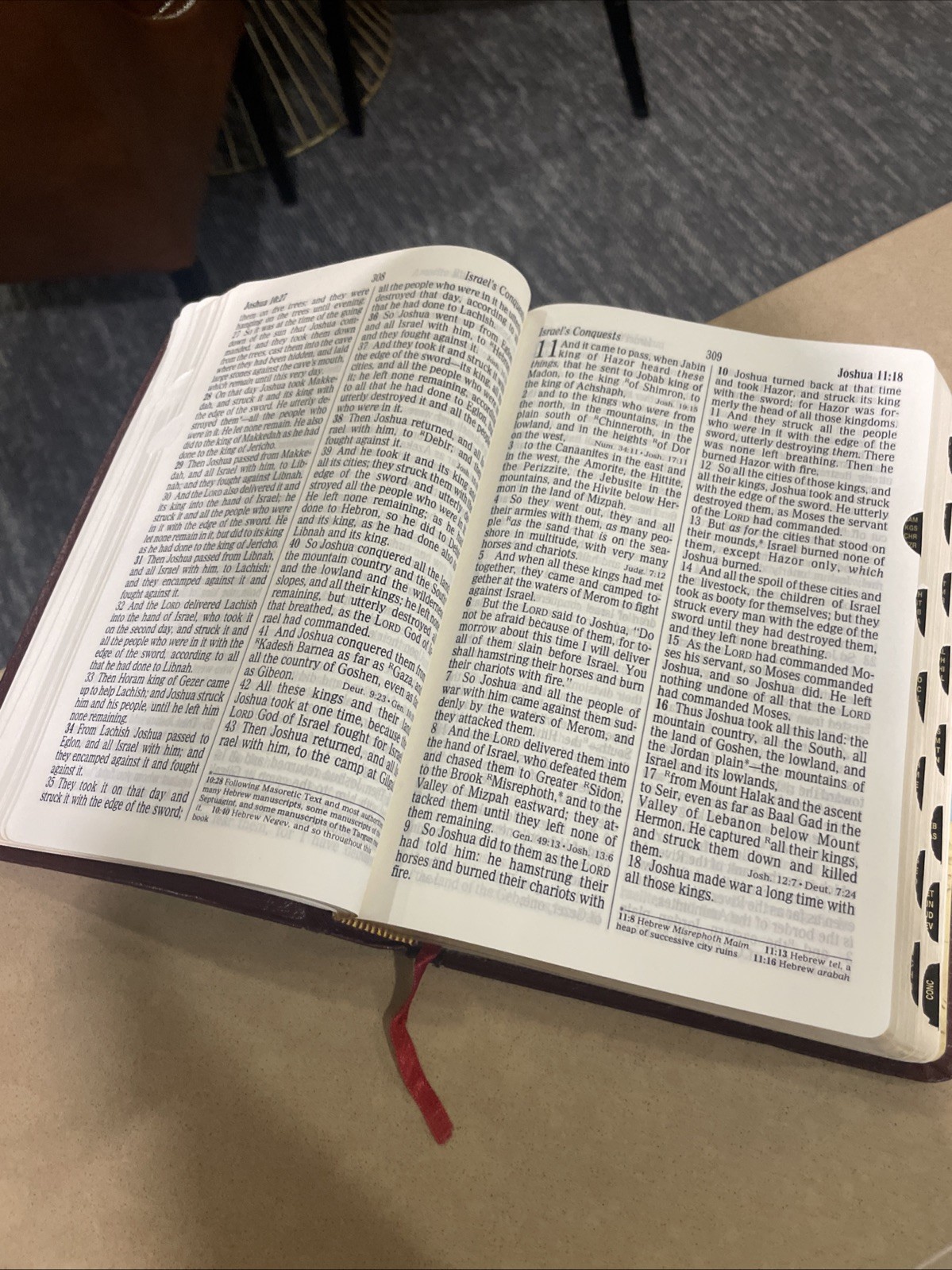Holy Bible NKJV Giant Print Concordance Red Letter 1992 Thomas Nelson Leather