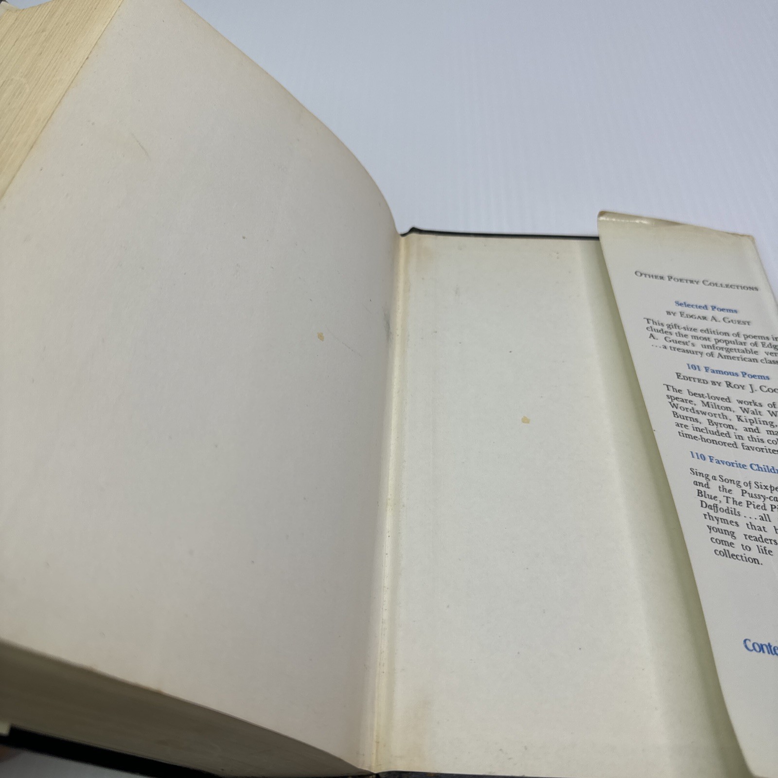 Collected Verse of Edgar A. Guest Hardcover Contemporary Books Inc. Poetry Book