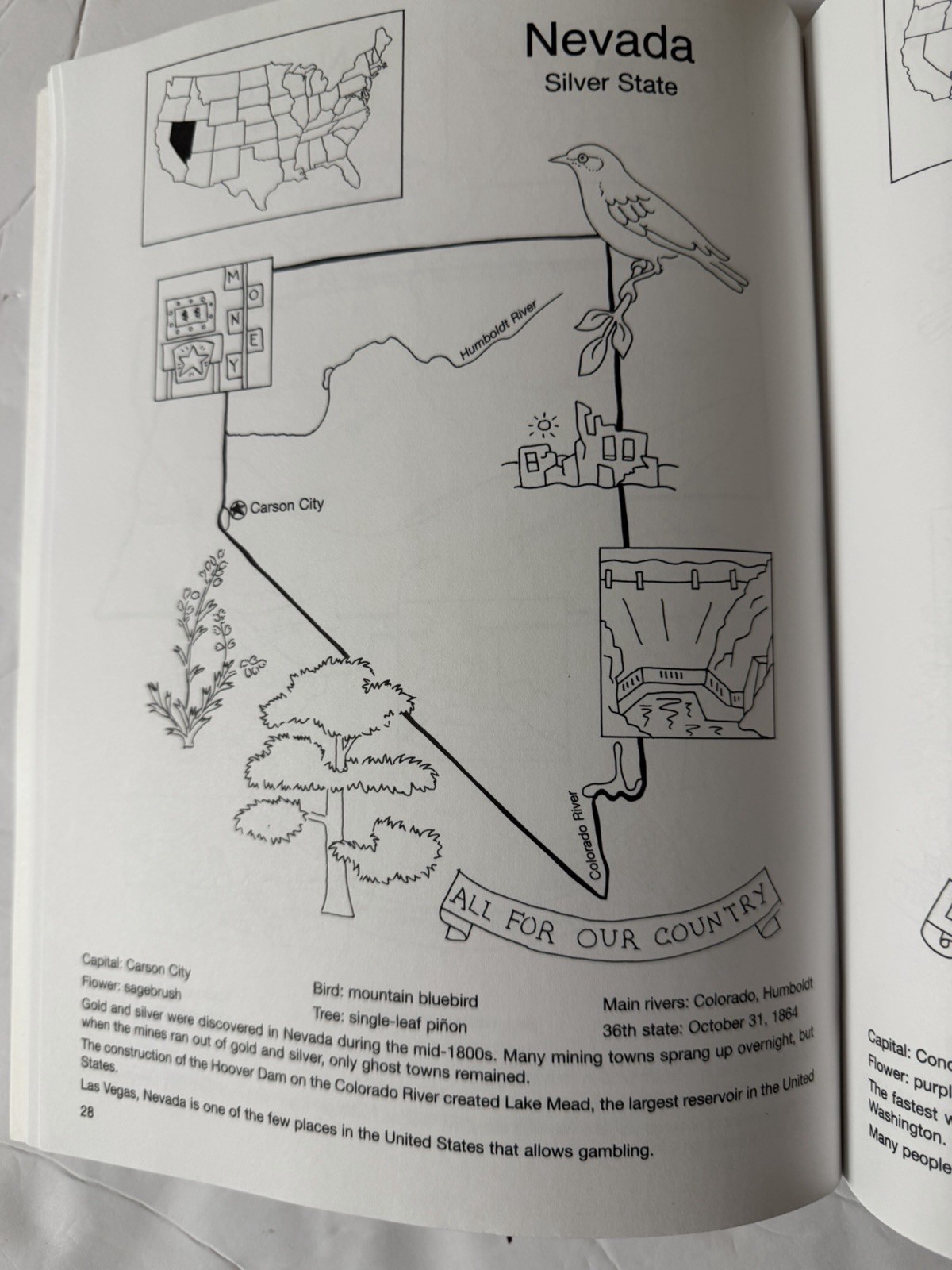 Vintage United States Coloring Book (1998), Winky Adam