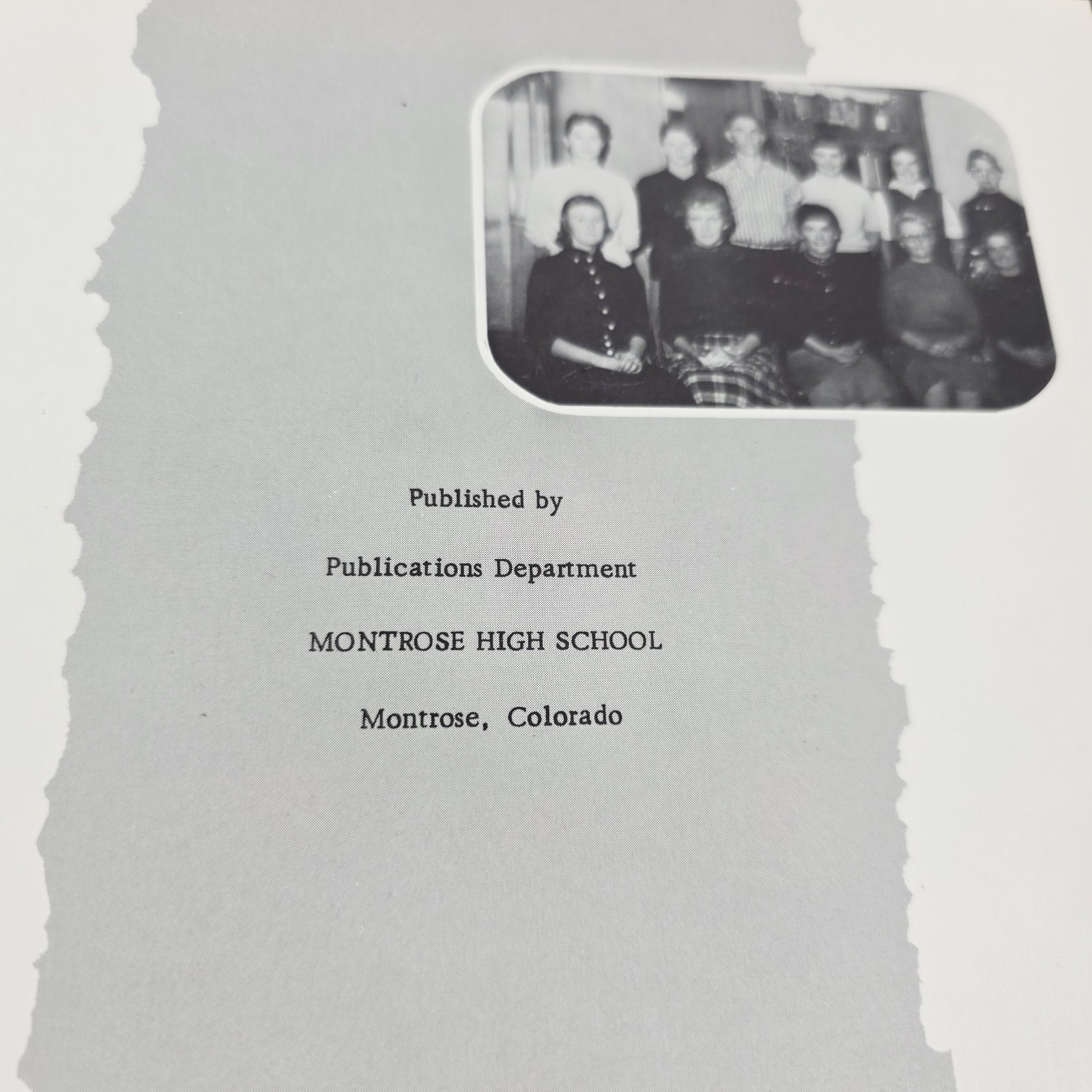 1959 MONTROSE HIGH SCHOOL YEARBOOK MONTROSE COLORADO CHIEF – Hard Cover