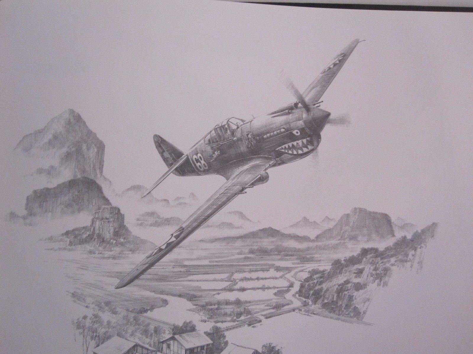 Nicolas Trudgian Aviation Sketchbook – 112 pages, great pencil drawings