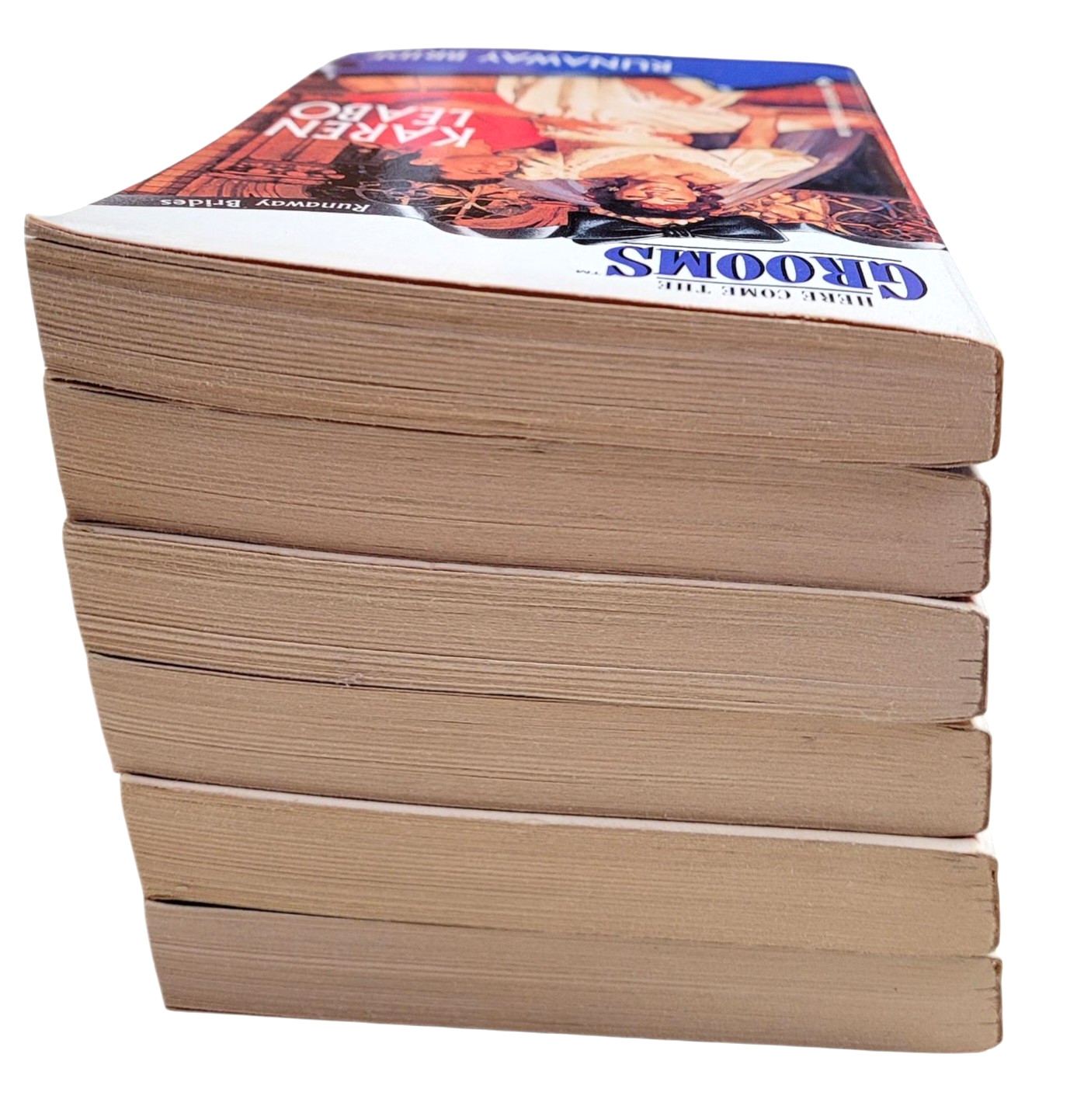 Harlequin/Silhouette Here Come the Grooms Romance Novels – 6 Runaway Brides