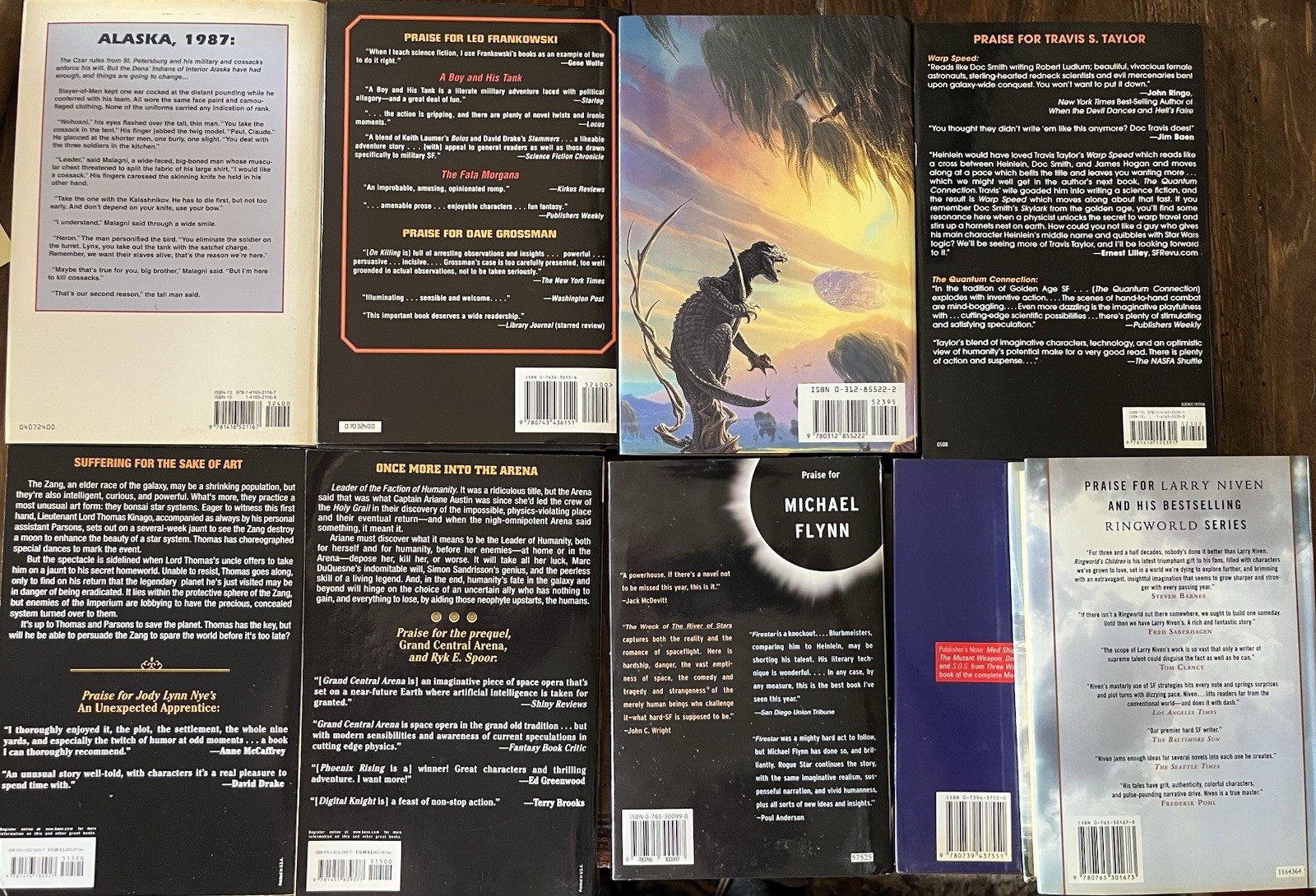 BAEN SCIENCE FICTION 9 Books Box Lot Collection Recent Classic Niven Flynn +++