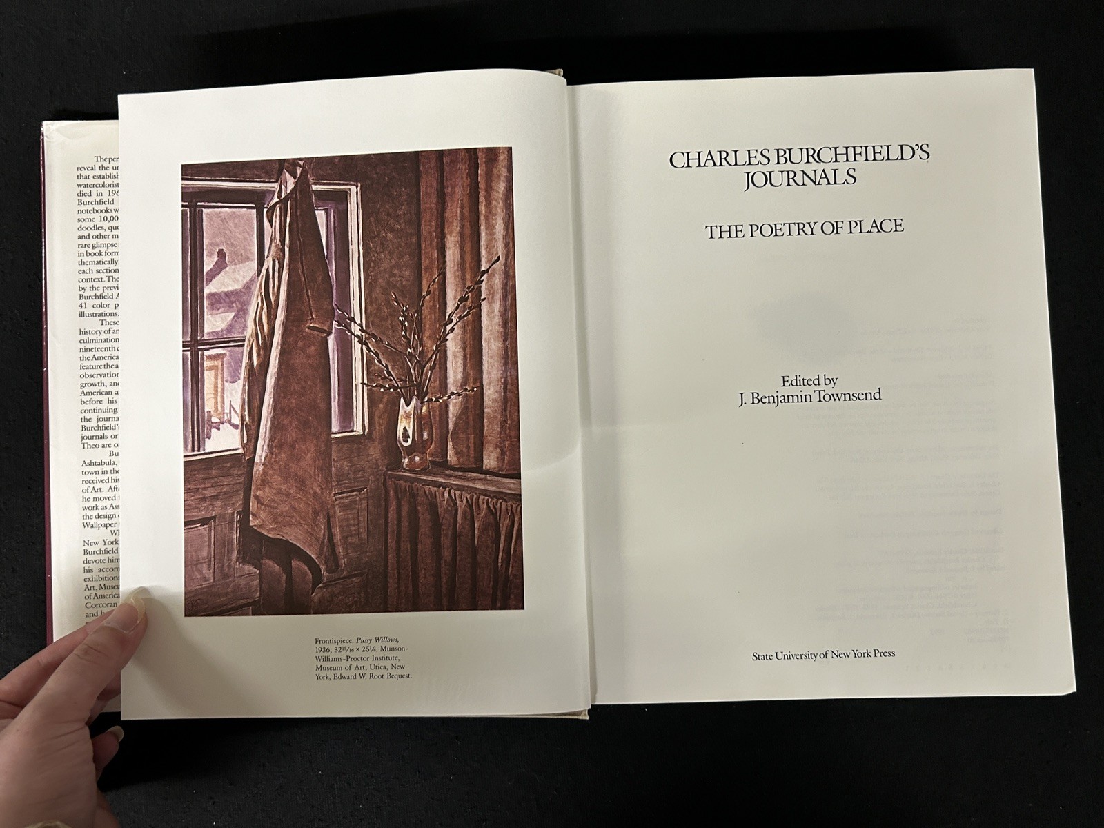 Charles Burchfield’s Journals : The Poetry of Place HCDJ 1993 1st