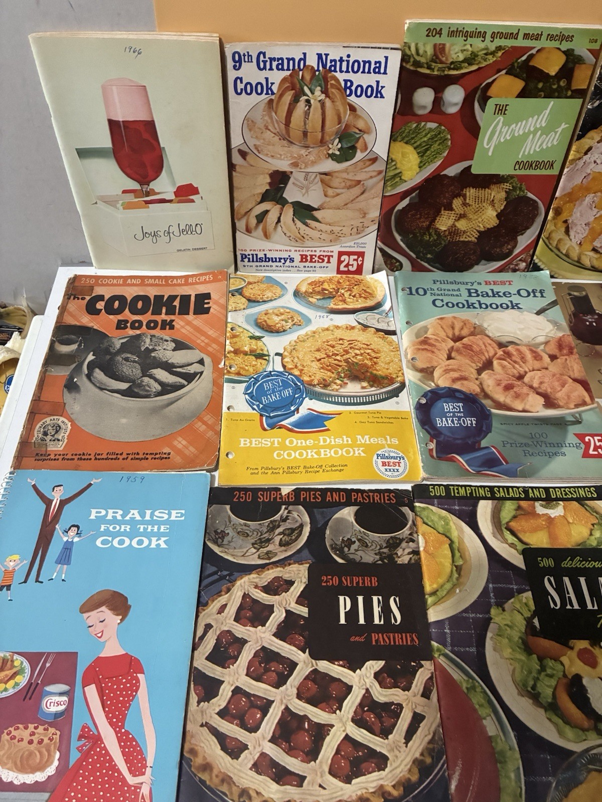 Lot of 18 Vintage 1950s 1960s Cookbooks – Good Housekeeping and Others