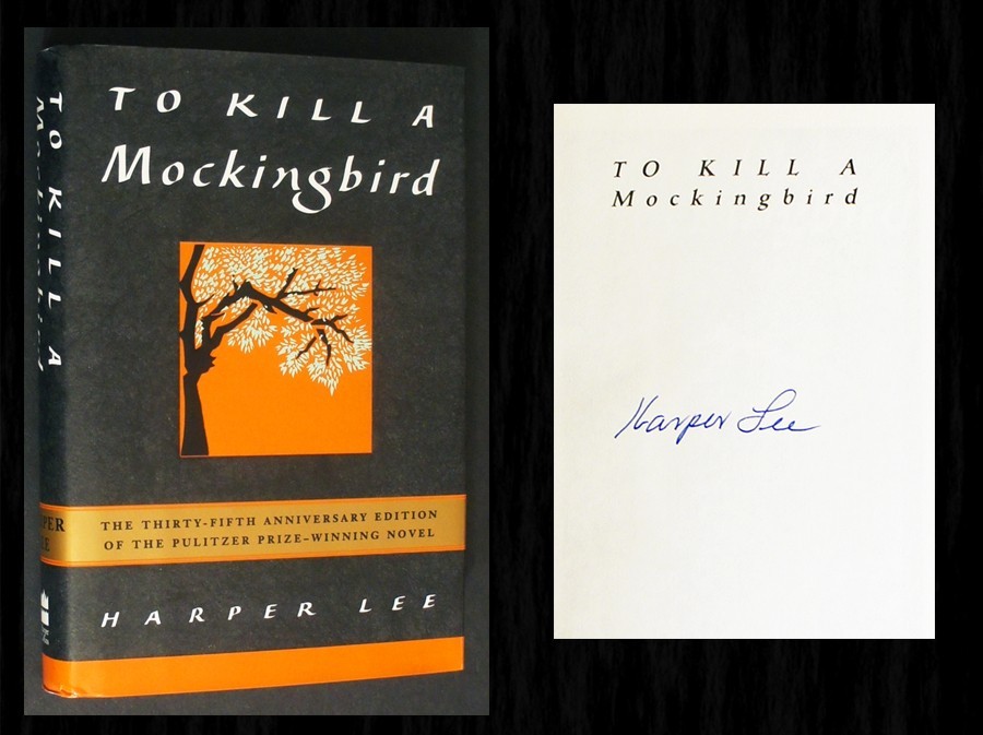 HARPER LEE SIGNED To Kill a Mockingbird 35th Anniversary Ed, Gift-Worthy!