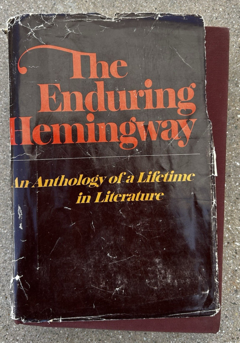 The Enduring Hemingway 1974 Hardcover Poor Dust-jacket Vintage Collectors Book