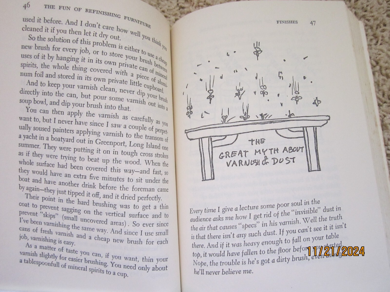 „The Fun of Refinishing Furniture“ 1976 Grotz 244 pages ISBN 0-385-14916-6