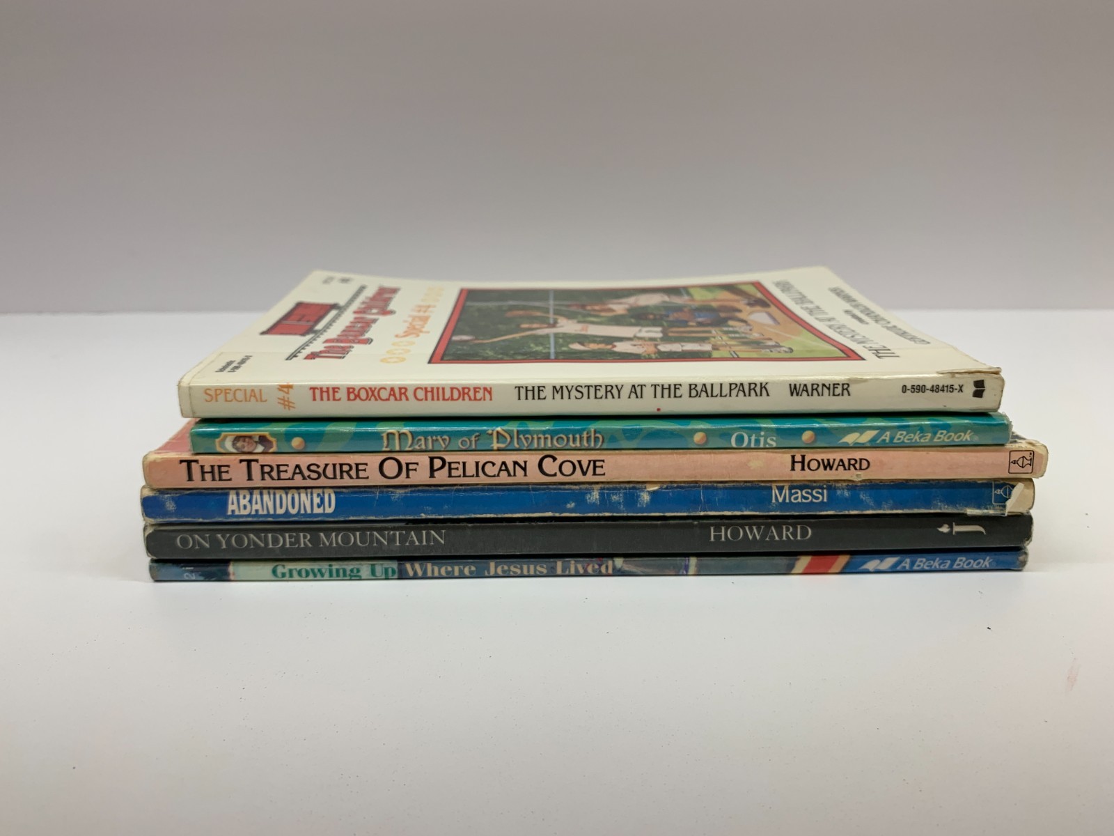 6 Abeka & BJU Press Book Bundle Elementary Grade Readers Mary Of Plymouth & More