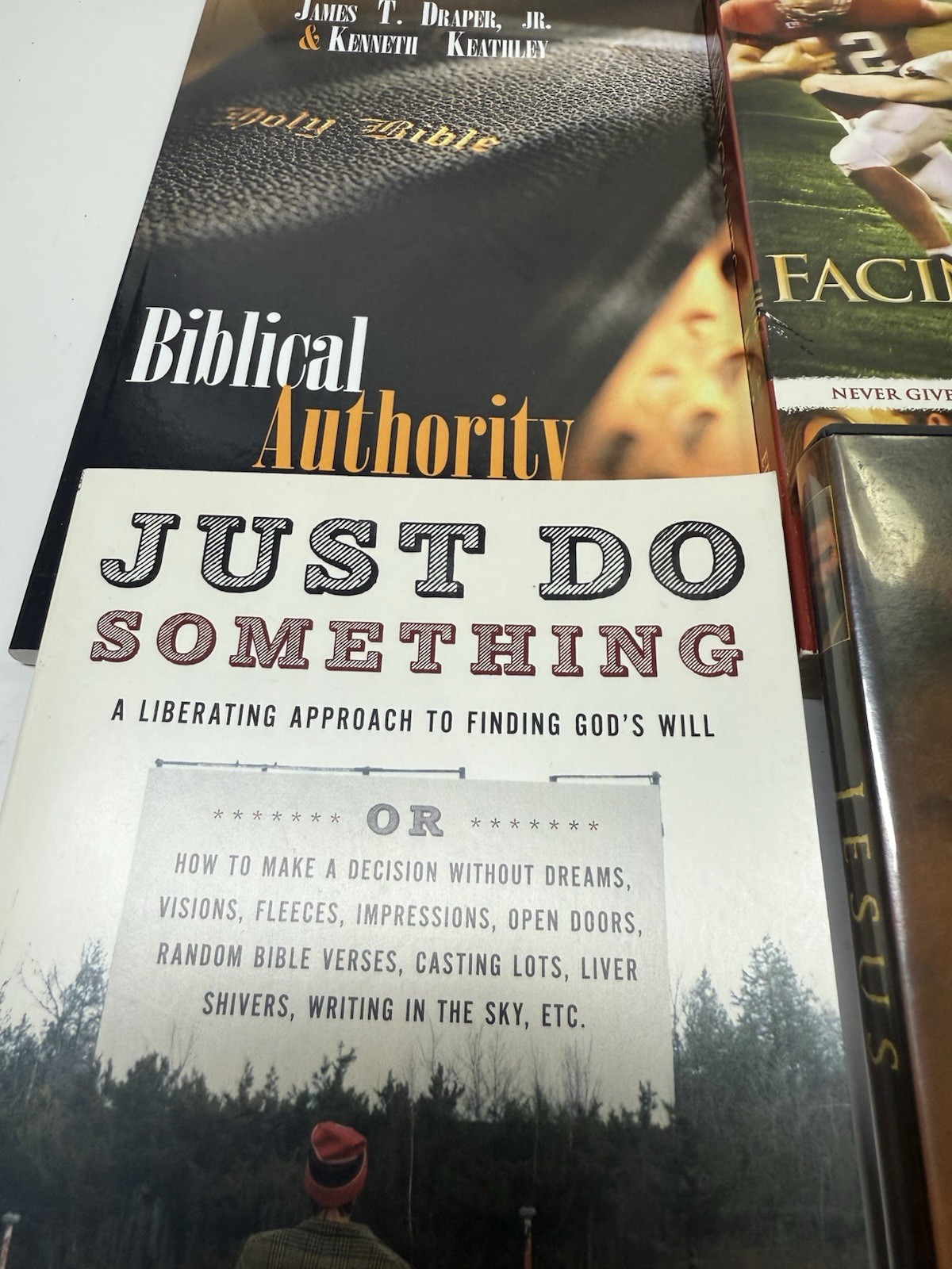 Inspirational 9 Books 1 DVD Lot Religious Christian Nonfiction