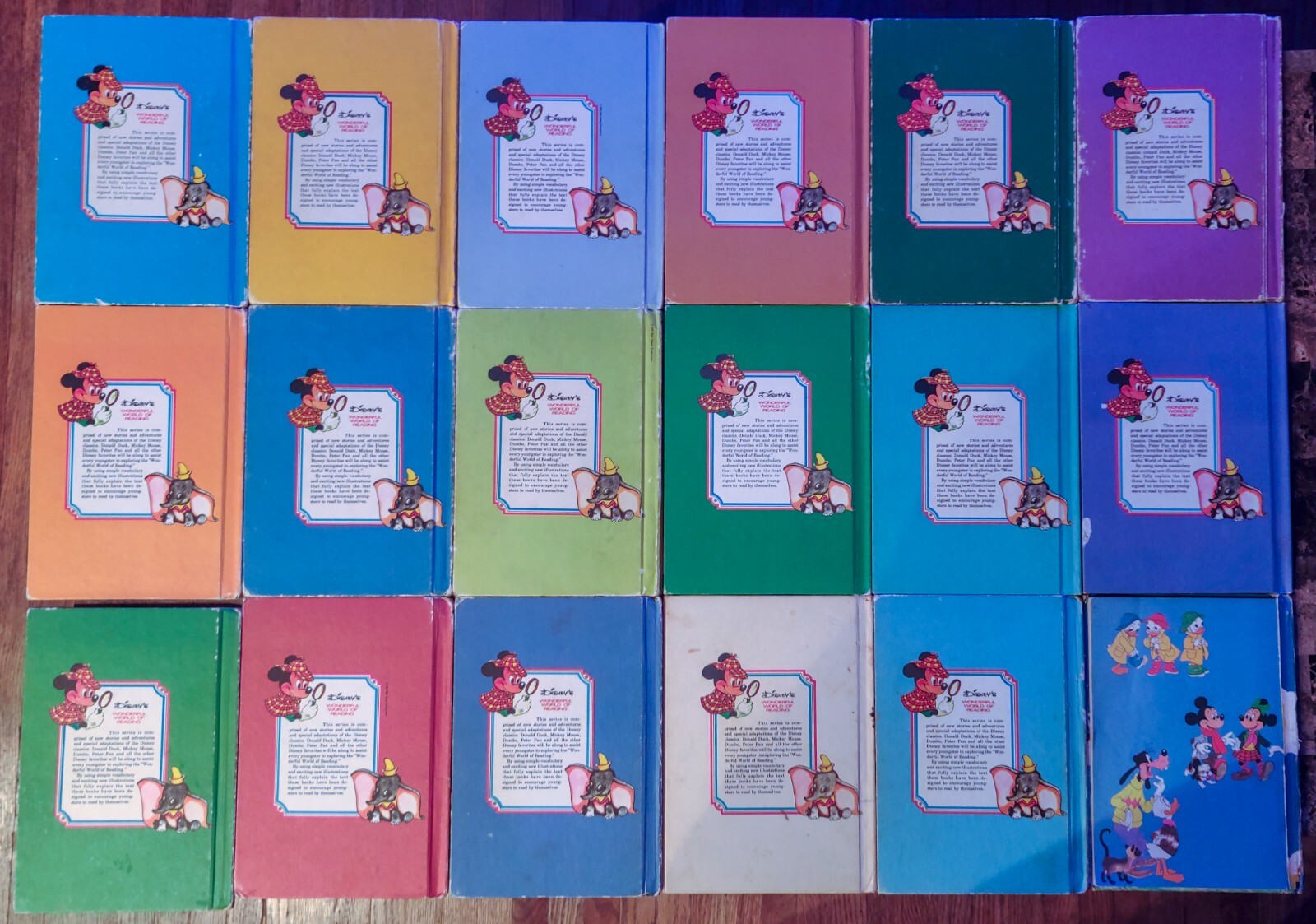 Disney Wonderful World of Reading Grolier Random House HC Book Pick & Choose Lot