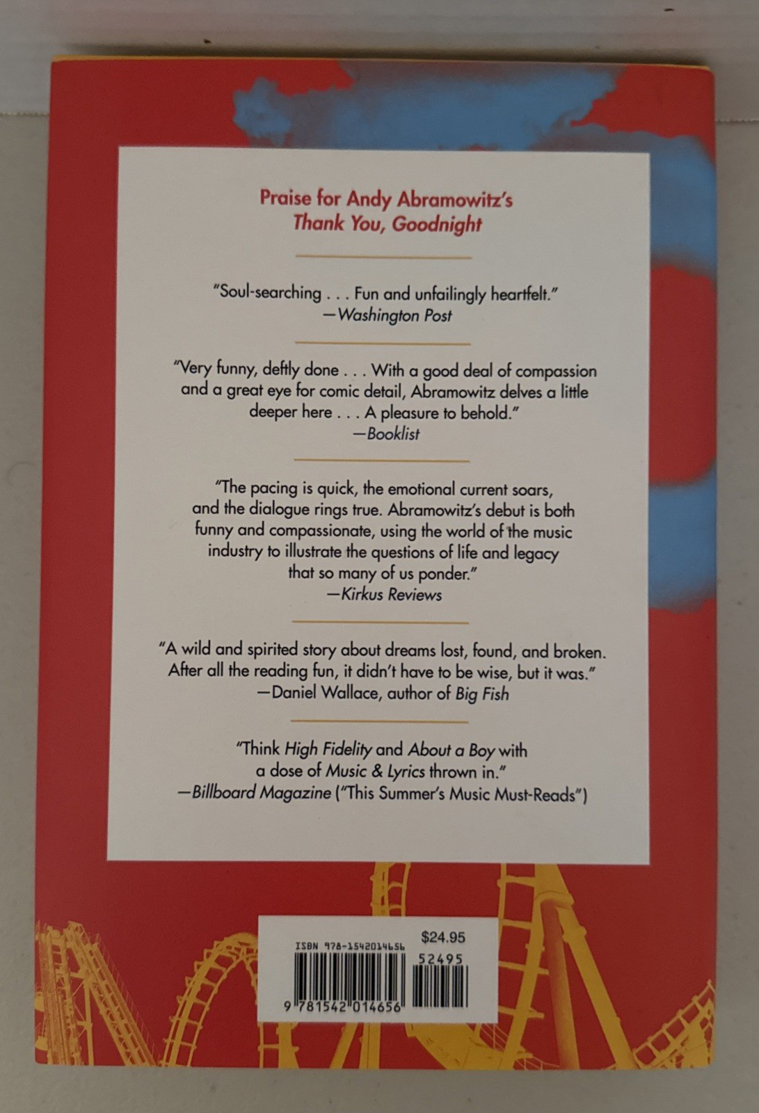 „A Beginner’s Guide to Free Fall“ by Andy Abramowitz (Hardcover)