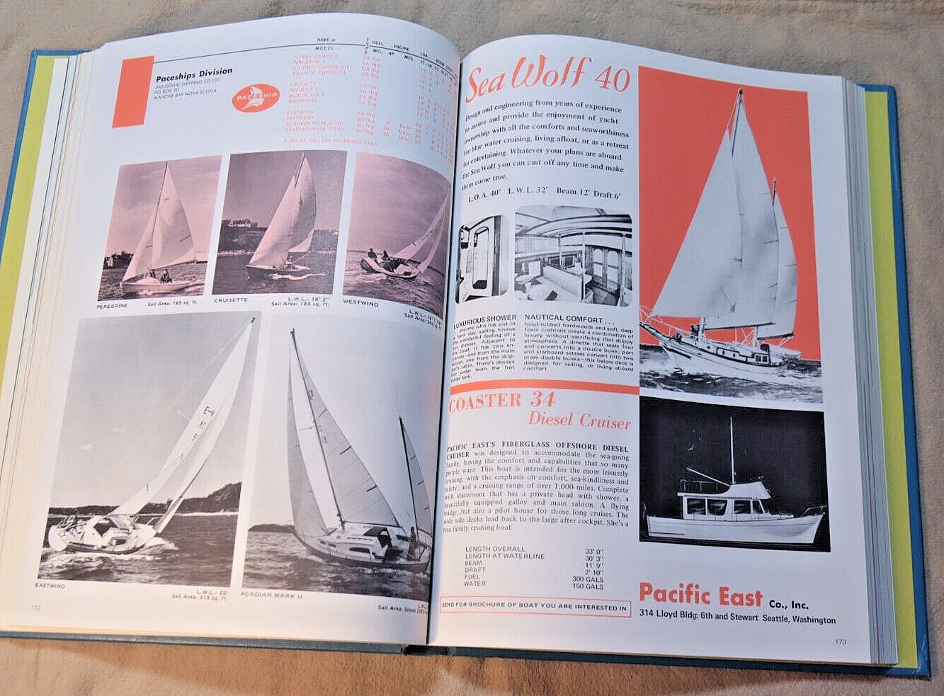 1969 BUC BOAT BUYERS ANNUAL HC/DJ NEAR FINE/VG- 383 Pages