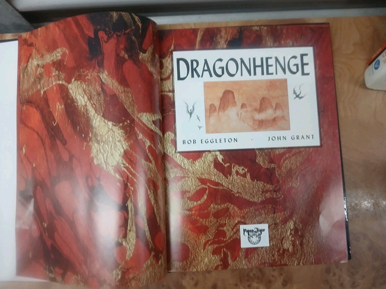 Dragonhenge Book by Bob Eggleton & John Grant Fantasy Medieval Magic Gift Legend
