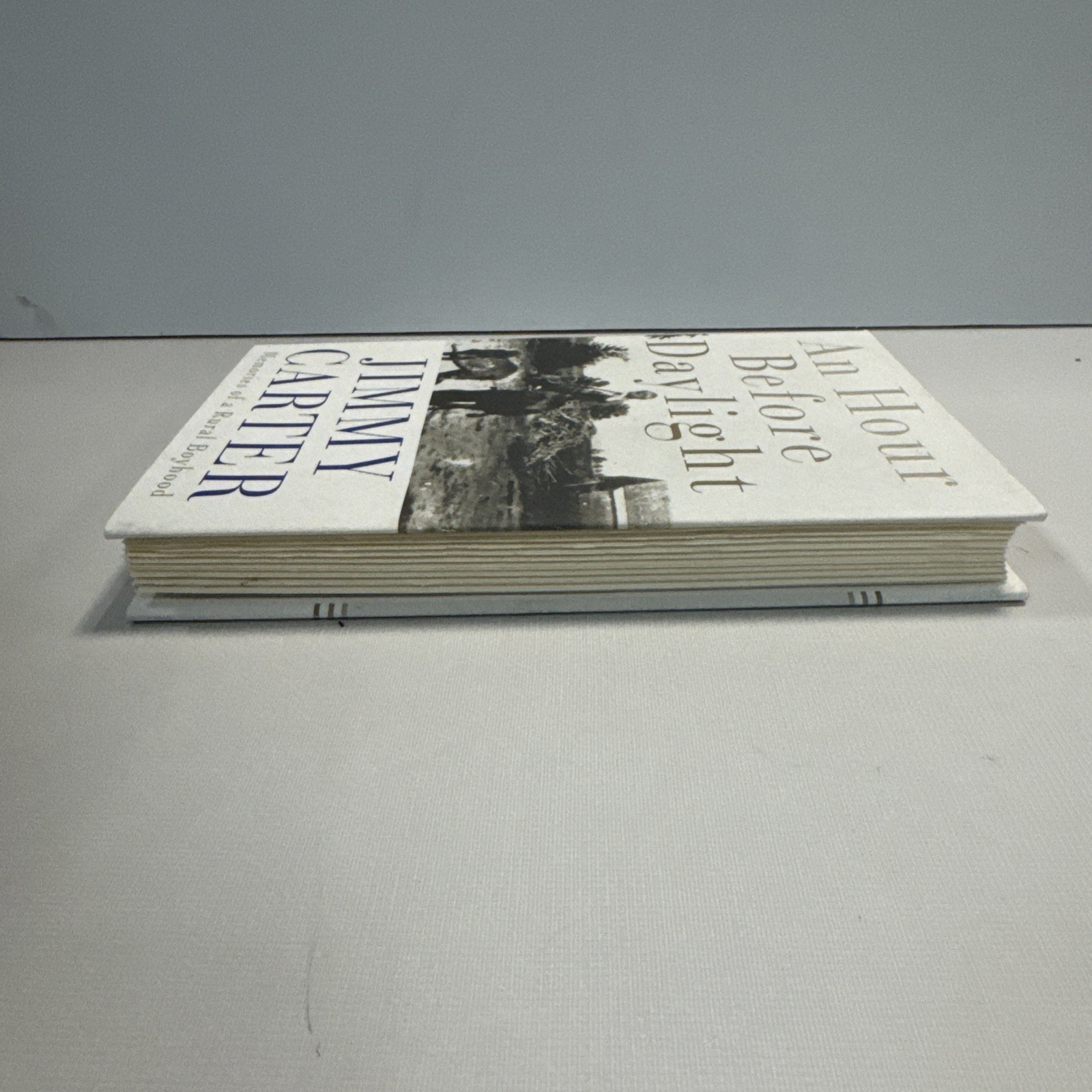 An Hour Before Daylight by Jimmy Carter SIGNED Hardcover book