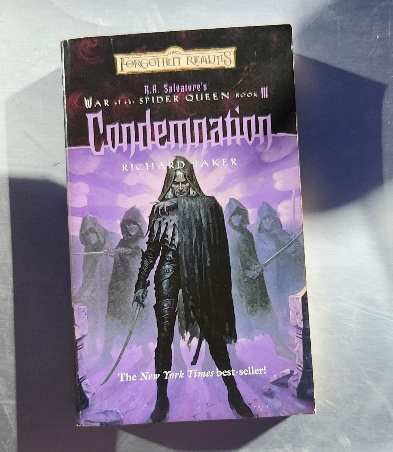 Forgotten Realms Paperback Book Lot of 5 R.A. Salvatore Richard Baker