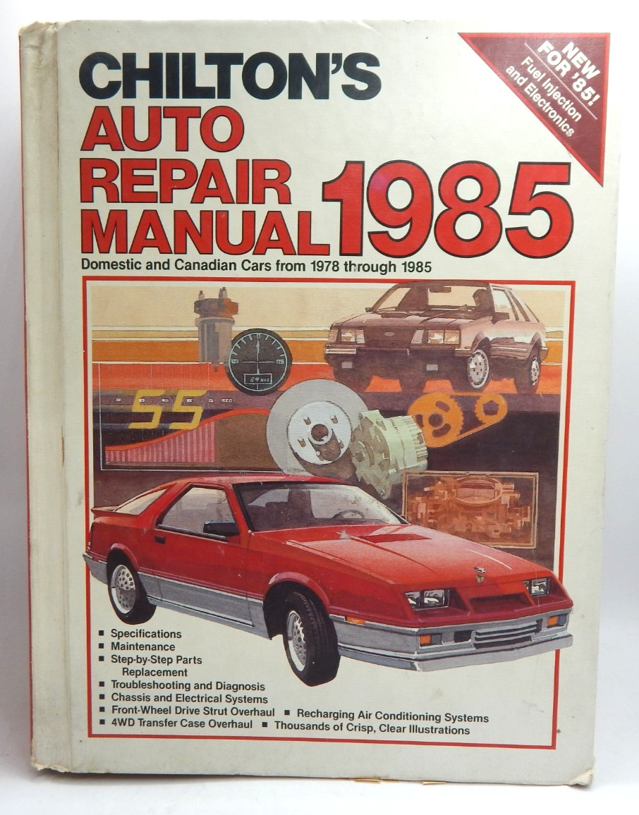Chilton’s Car Repair Auto Manual 1978 to 1985