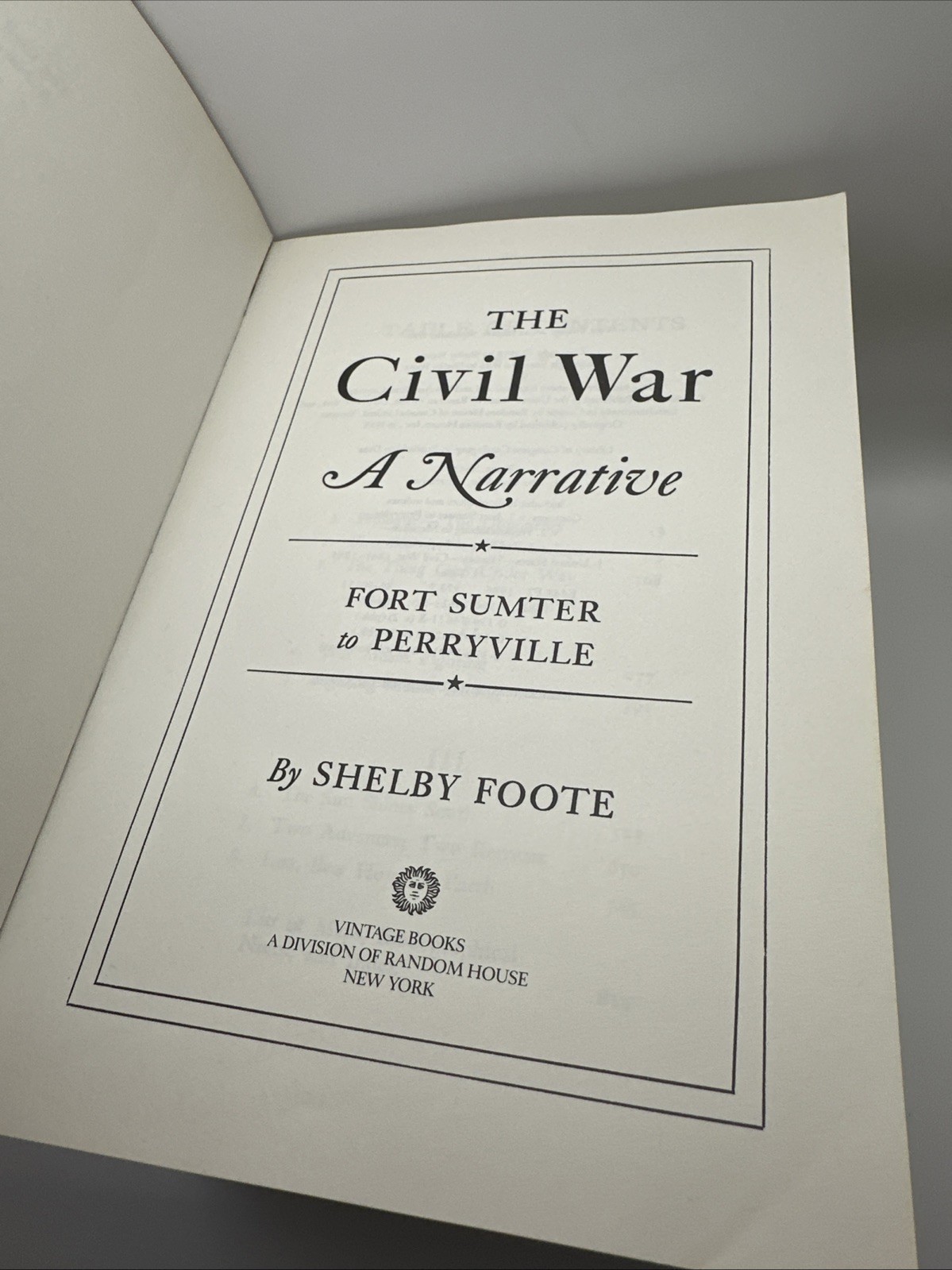 The Civil War : A Narrative – 3 Volume Set by Shelby Foote (Paperback, NO BOX)