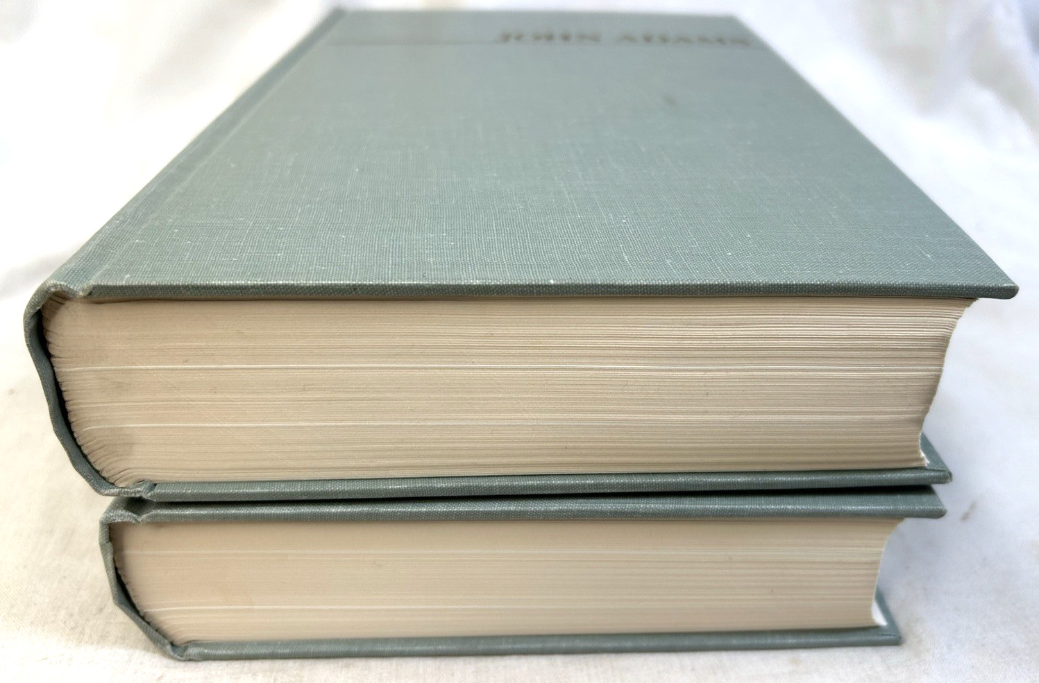 John Adams by Page Smith Vols 1 & 2 HC DJ 1962 Slipcase Biography BOMC