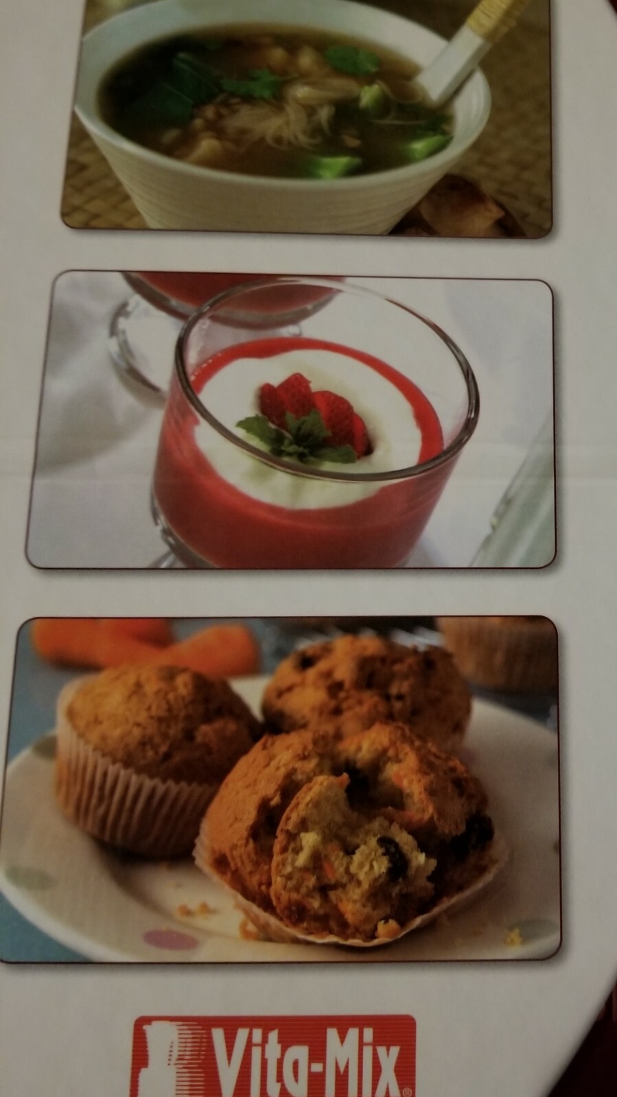 VITA MIX RECIPE BOOK WITH CD.