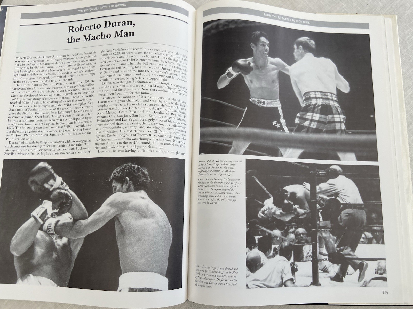 Vintage 1988, „Pictorial History of Boxing“ Peter Arnold XL Vg 1st Print FREE SH