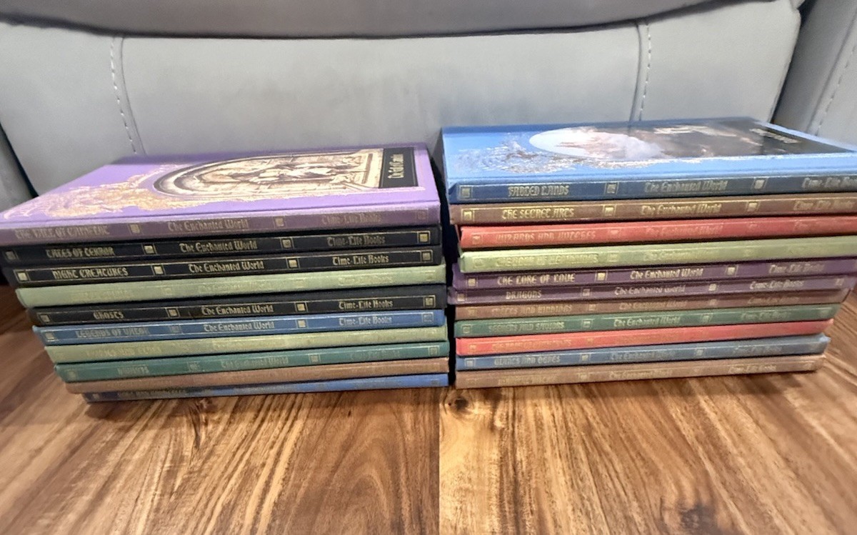 Time Life THE ENCHANTED WORLD Complete 21 Vol Book Set Fantasy Dragon 1980s HC