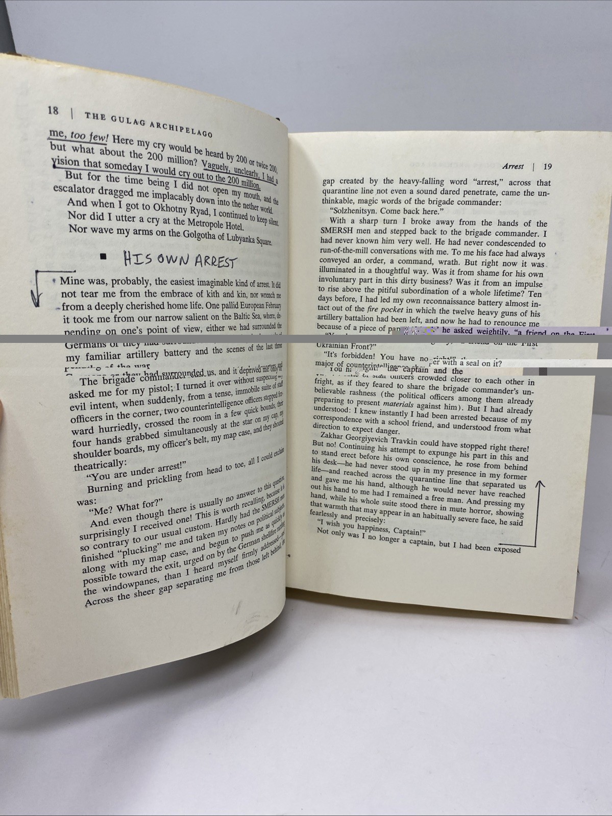The Gulag Archipelago Volumes 1 & 2 Harper & Row HC – Both Book Club Editions